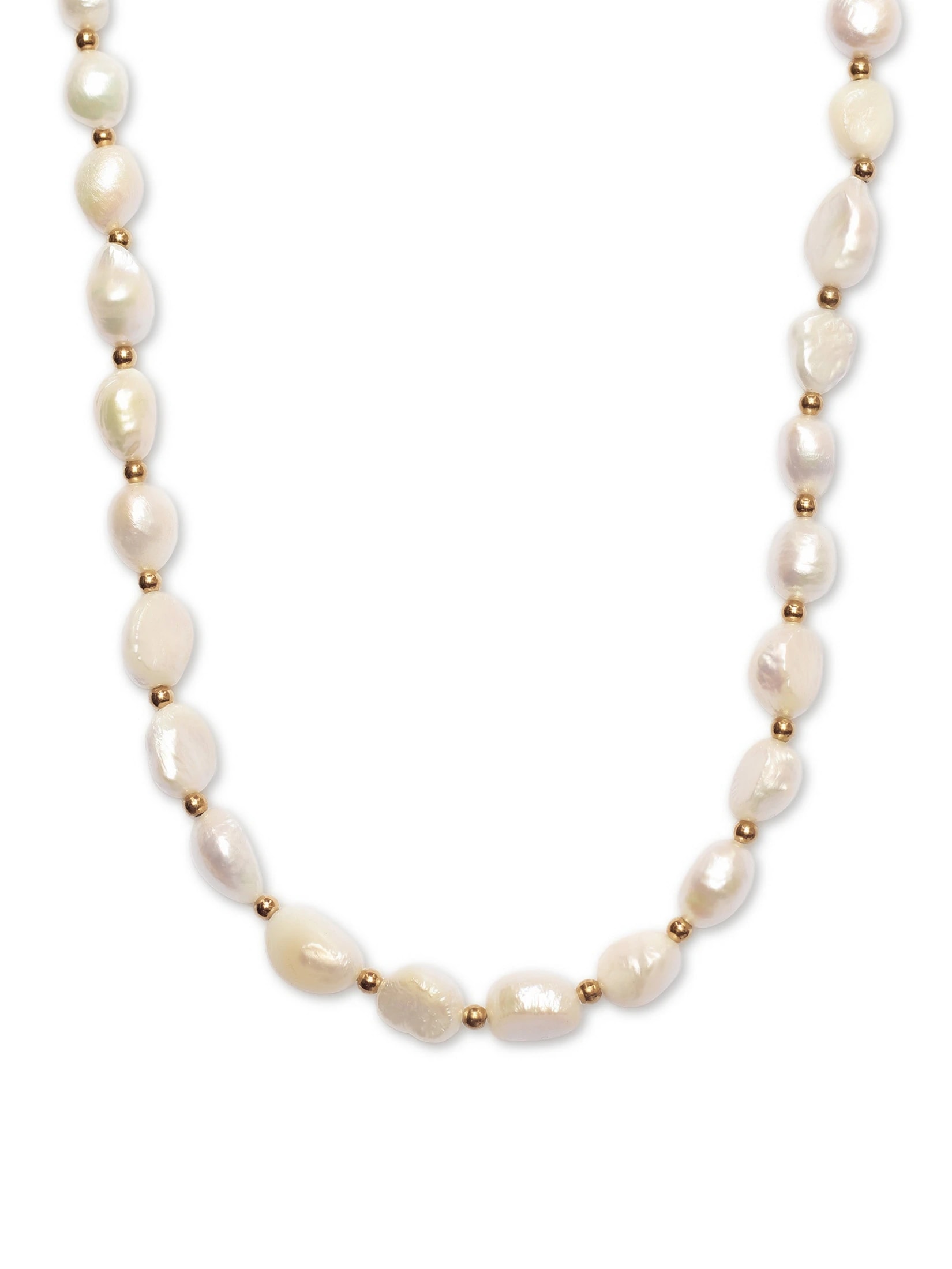 Collar Perla de Rio Dorado 7mm - imagen 1