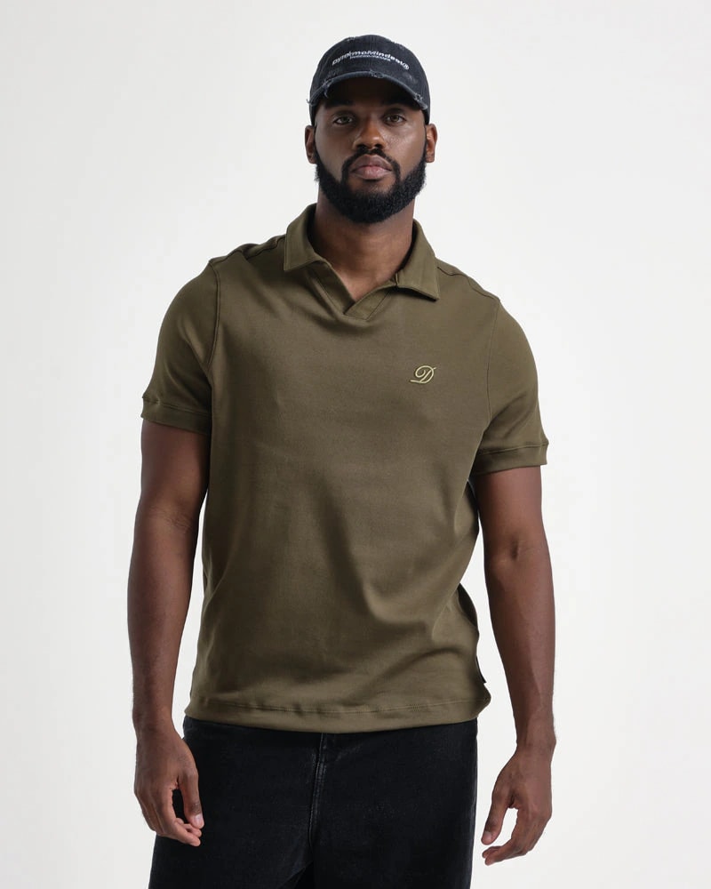 Polo Relaxed Fit Verde Militar - imagen 1