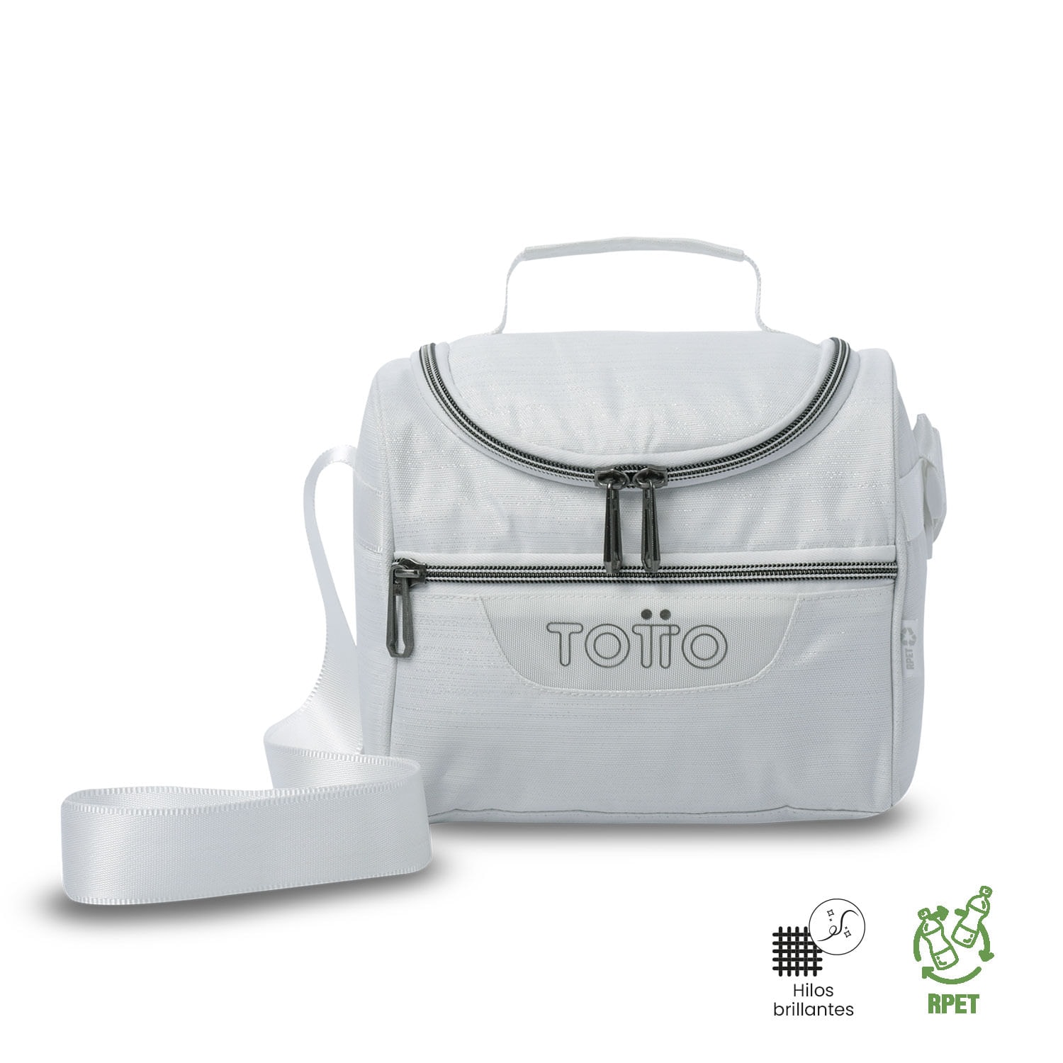Lonchera Térmica para Mujer Pizarra Neo Mediana Blanca - imagen 1