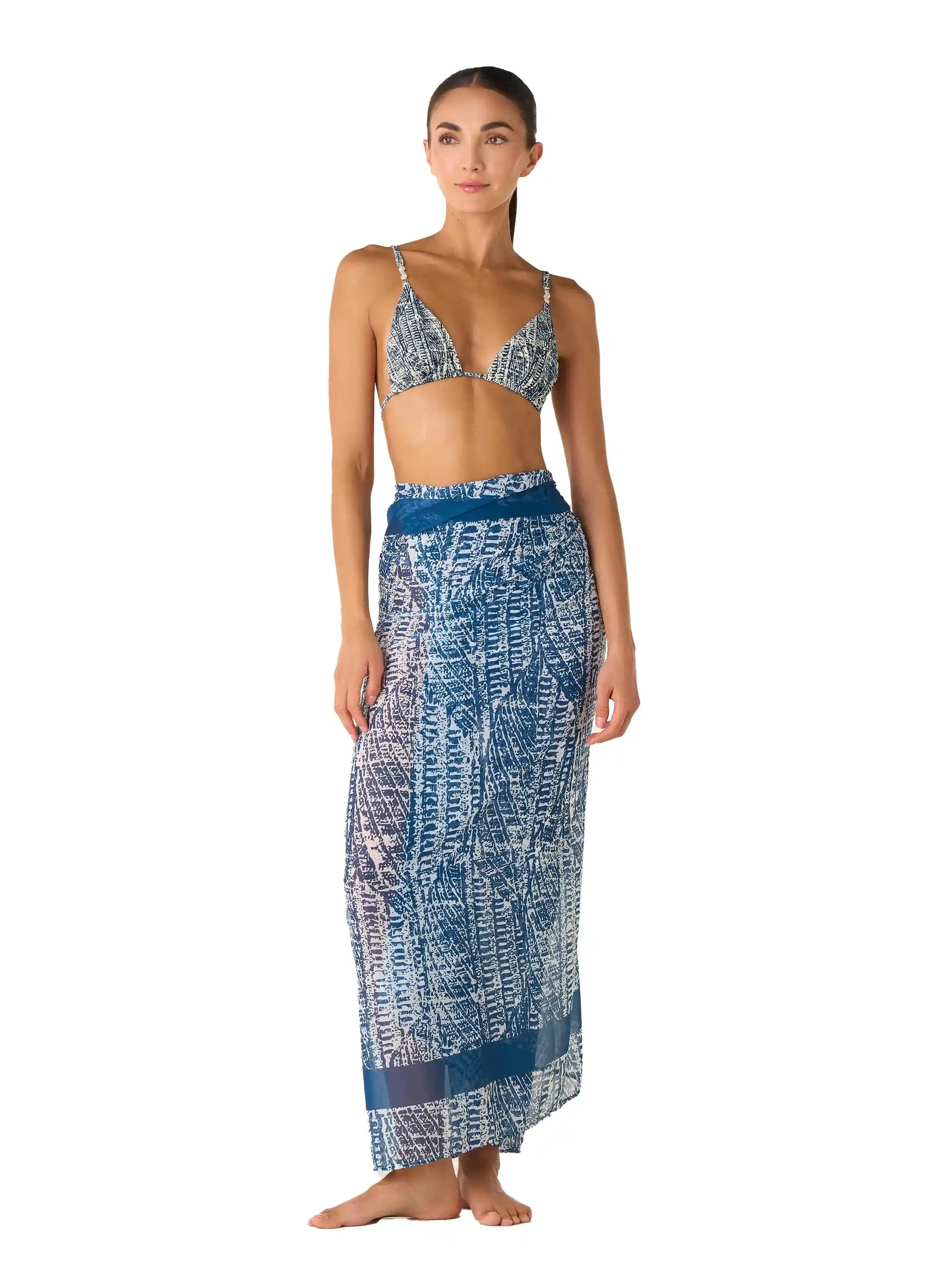 Sarong Pareo Denim - imagen 1