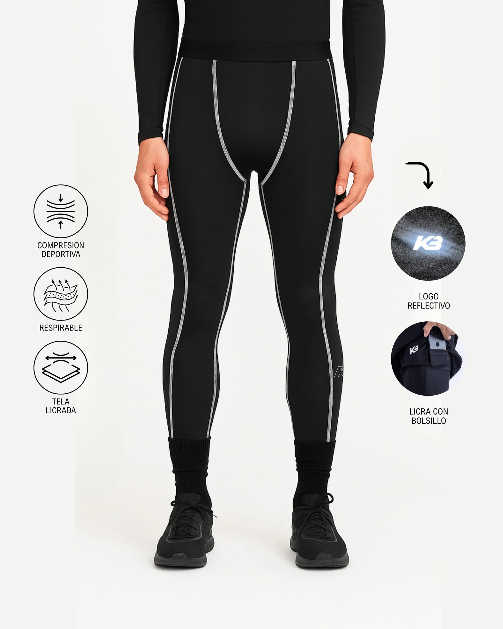 Leggins Kaybu Future ┃KBMEN RF.384 - imagen 1