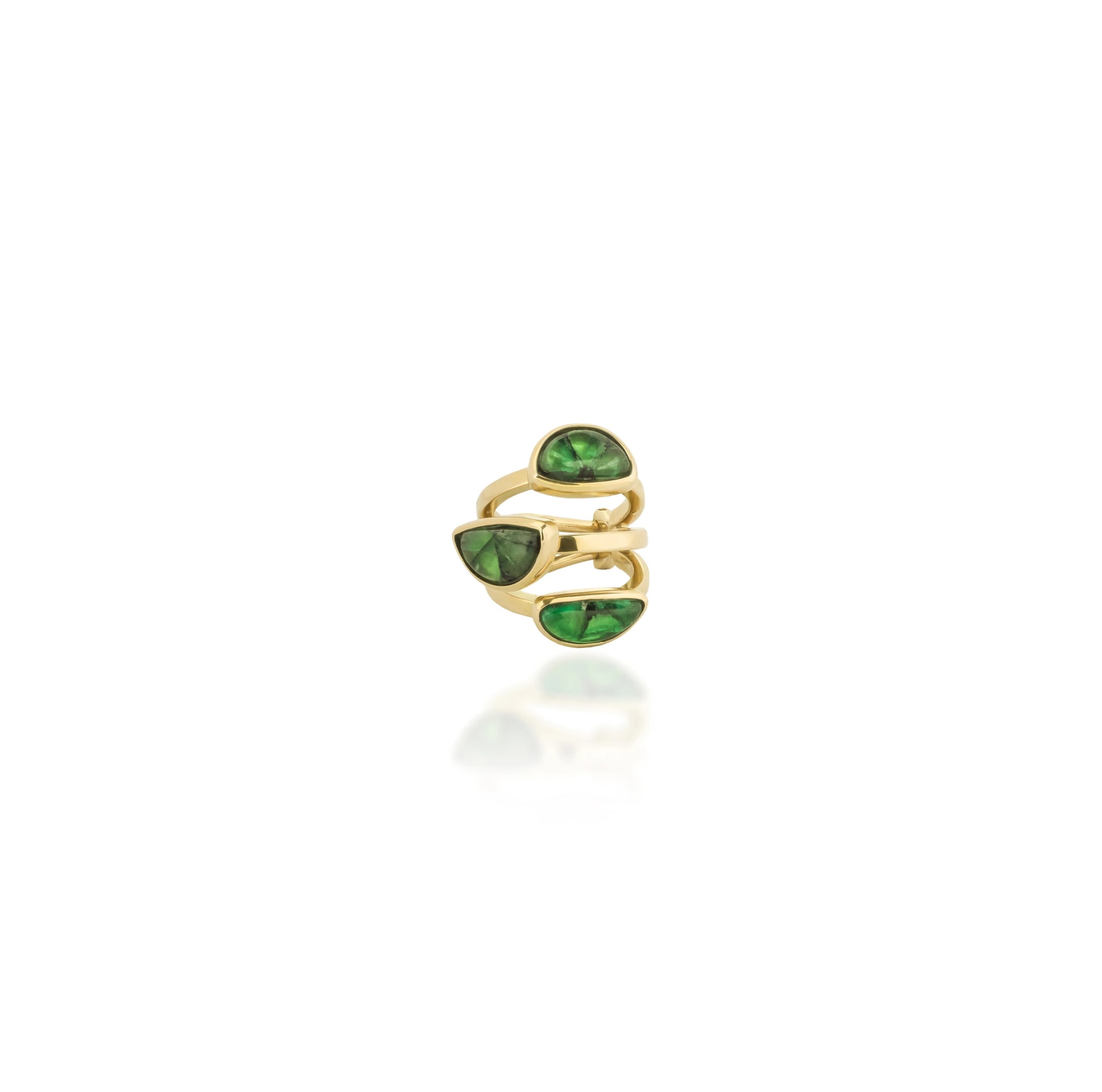 Ear cuff 3 piedras - Trapiche - imagen 1