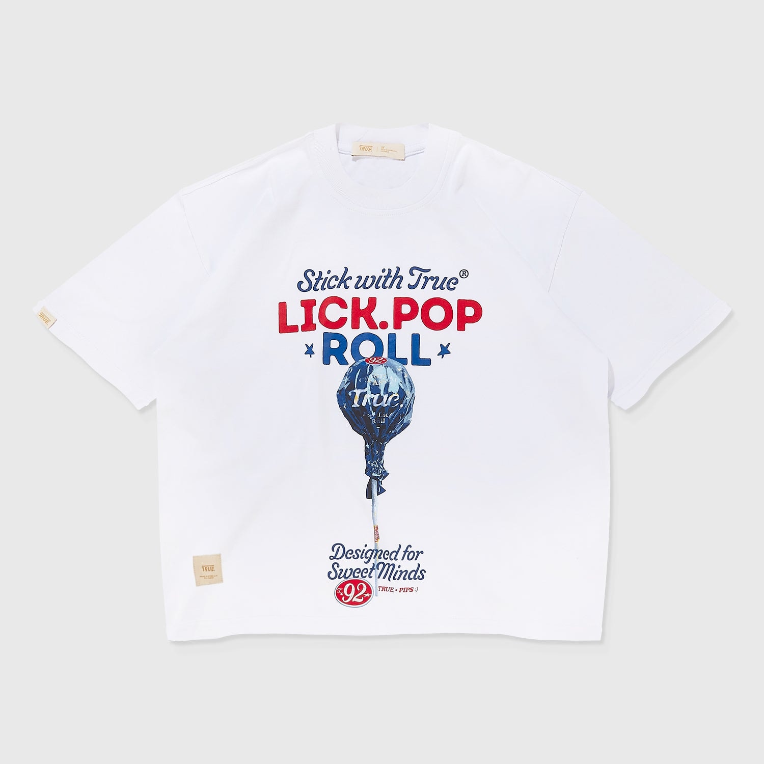 Lollipop Boxy Tee - White - imagen 1