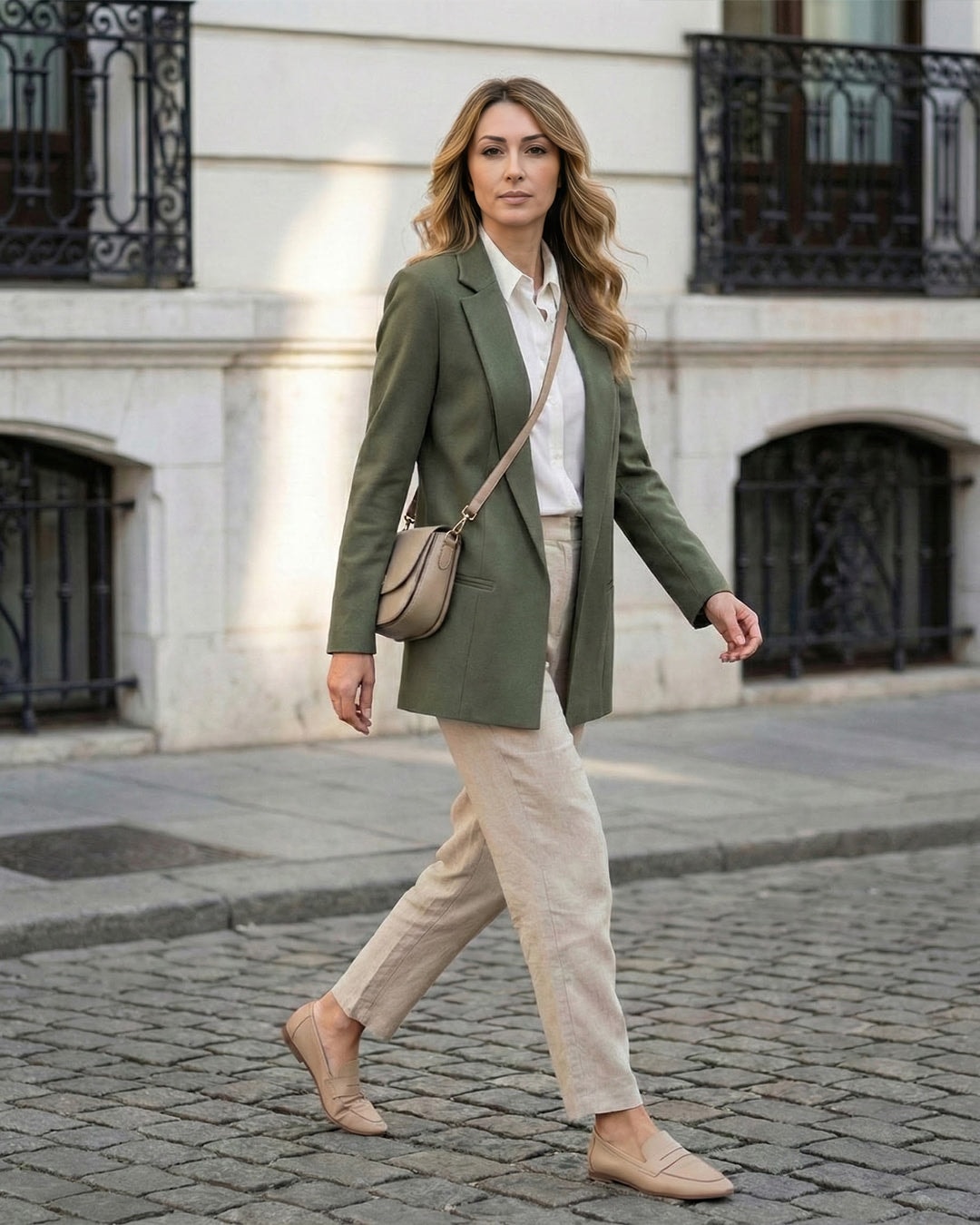 Blazer Verde Oliva Lisboa - imagen 1