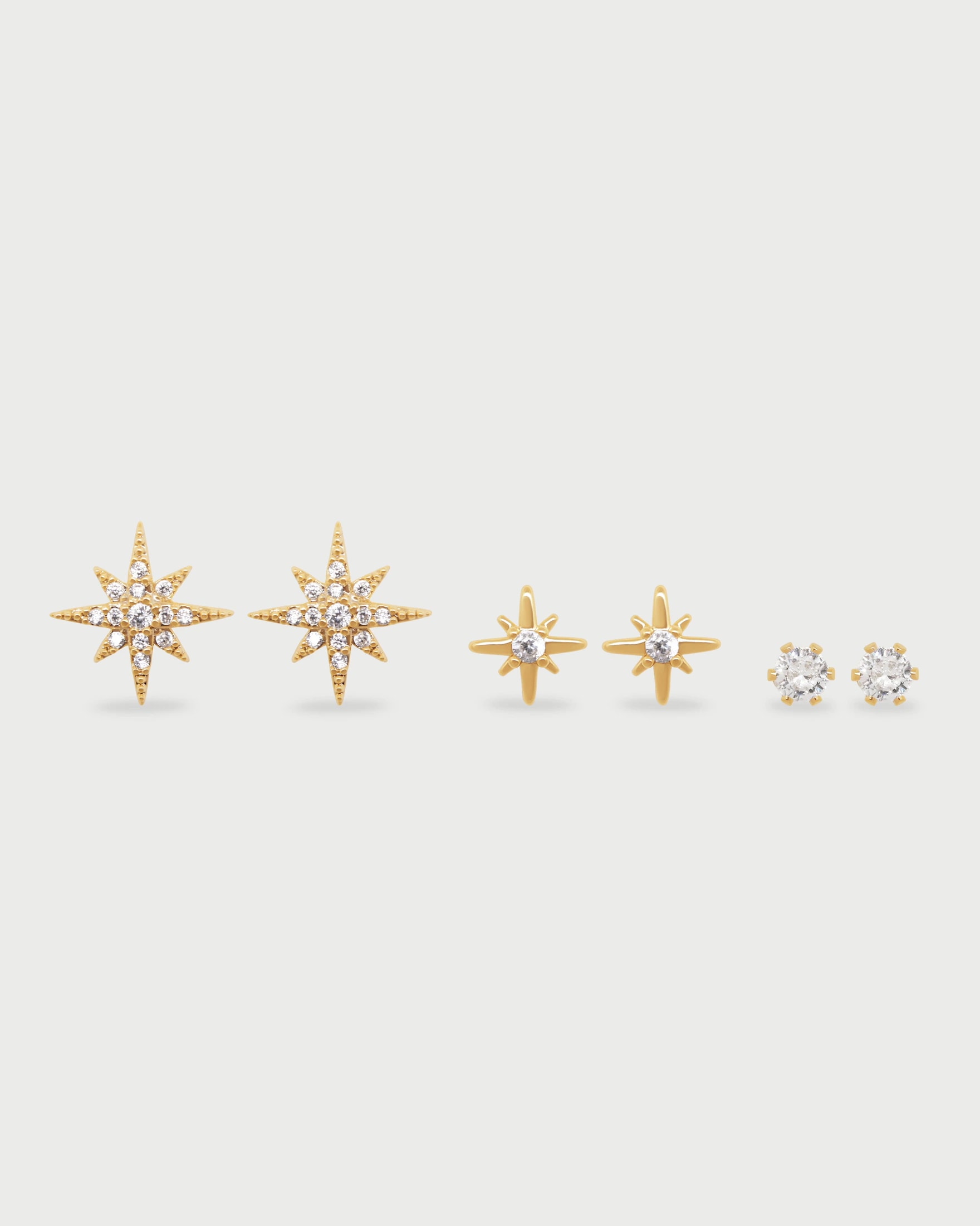 Set X3 Aretes Estrellas - imagen 1
