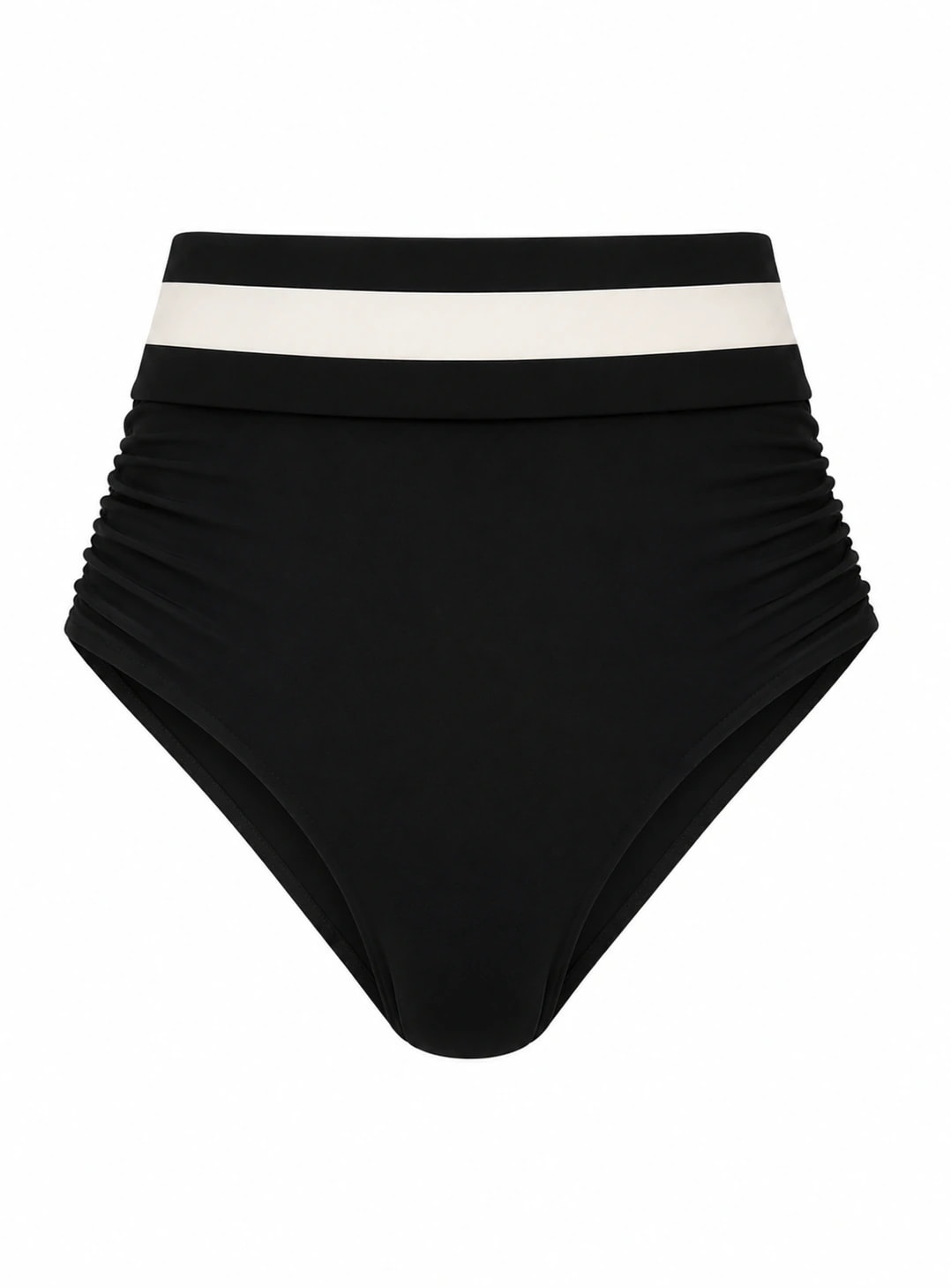 Olivia Bottom / Black & Ivory Stripe - imagen 1