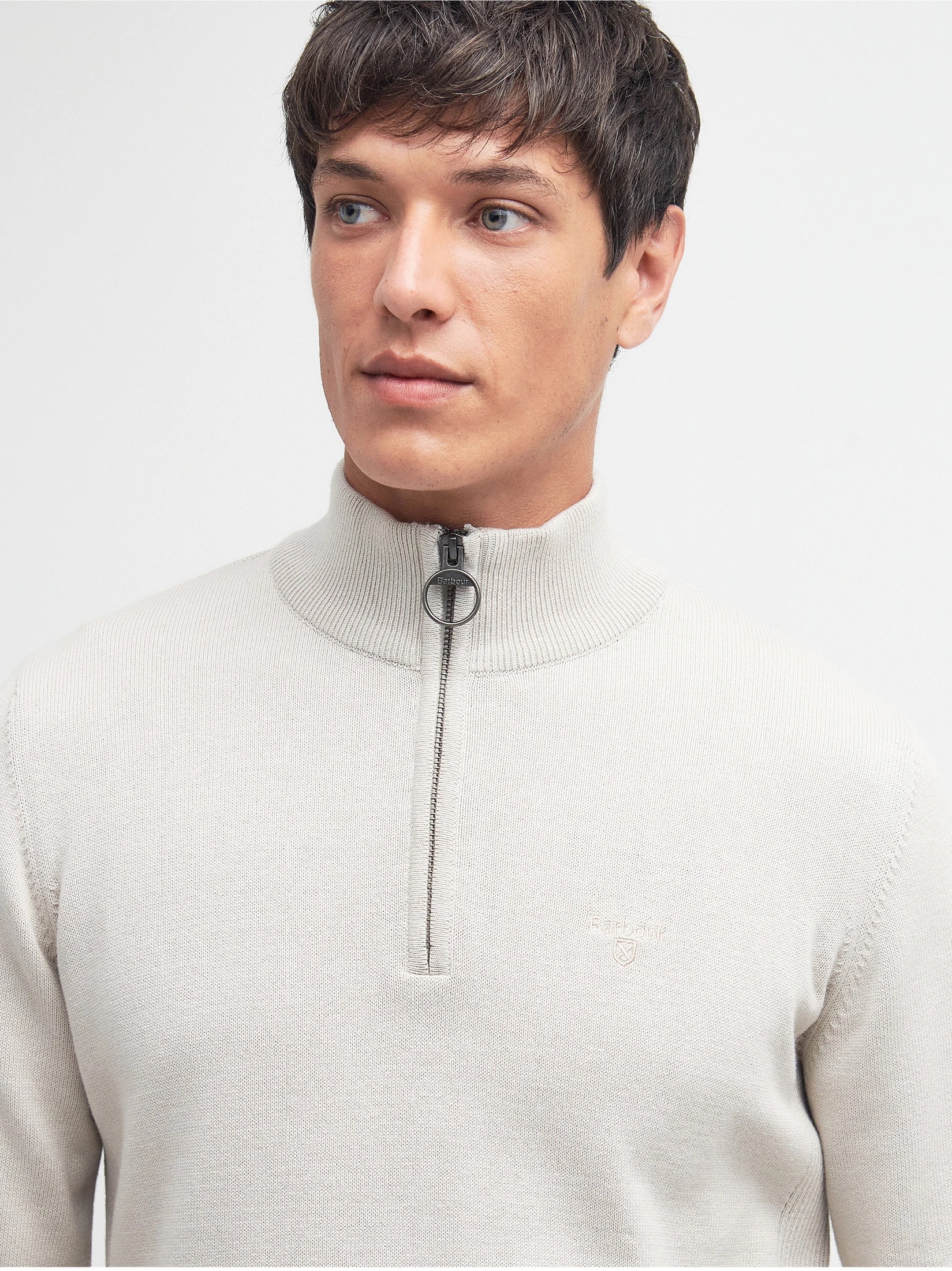 Cotton Quarter-Zip Jumper - imagen 1