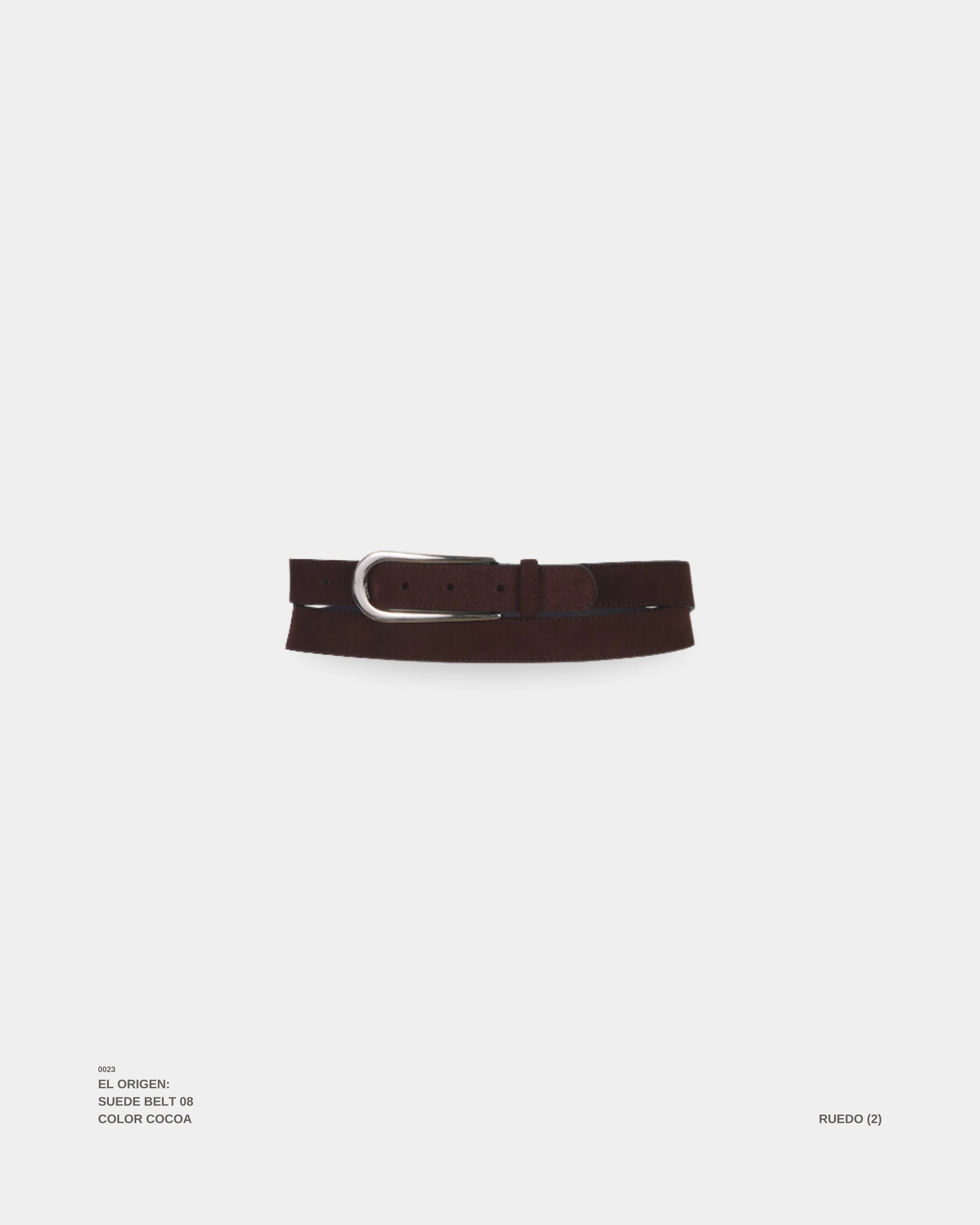 "EL ORIGEN" BELT COCOA X ANTHIAS - imagen 1