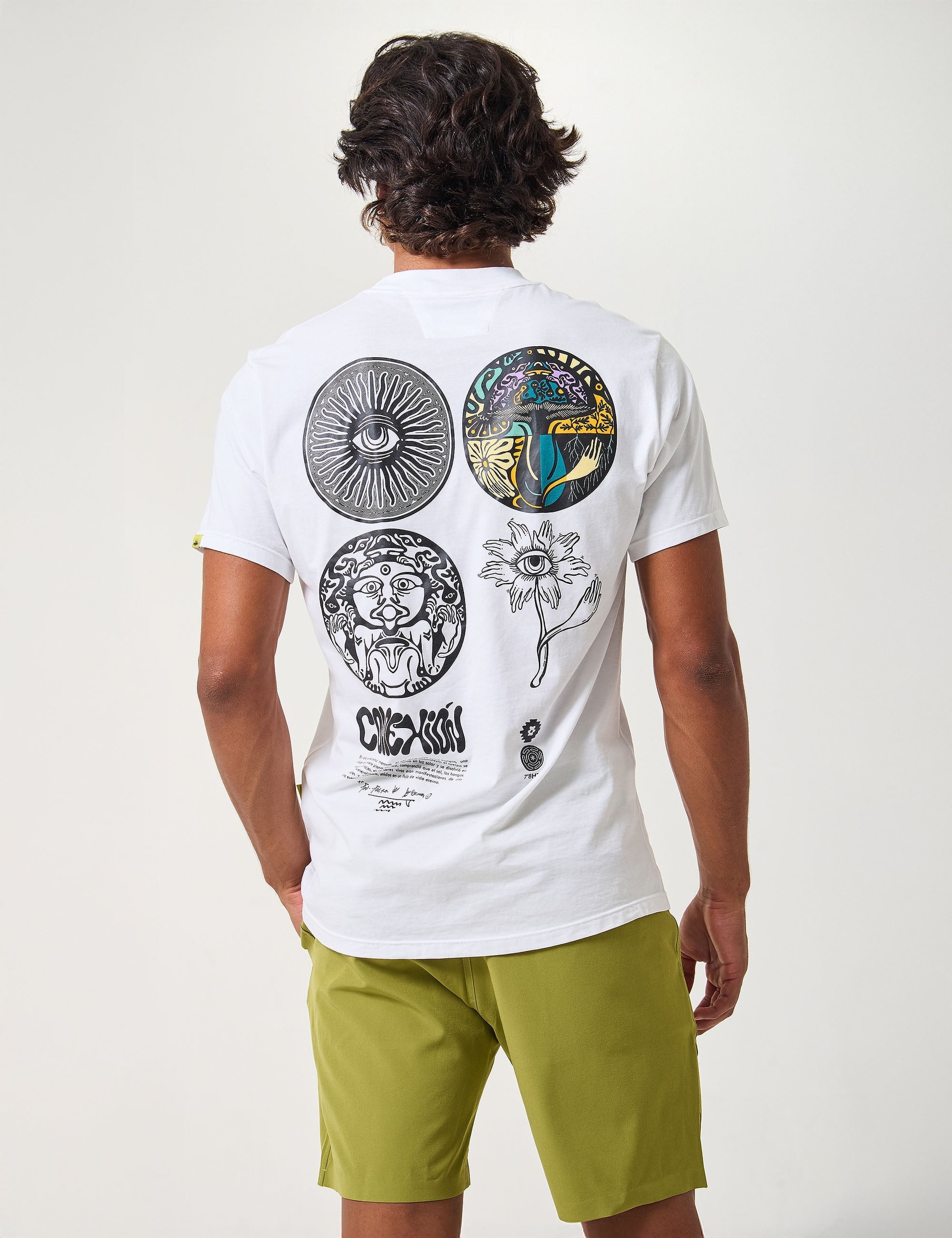 Camiseta Regular Fit Consciencia Esotérica  crudo Hombre - imagen 1