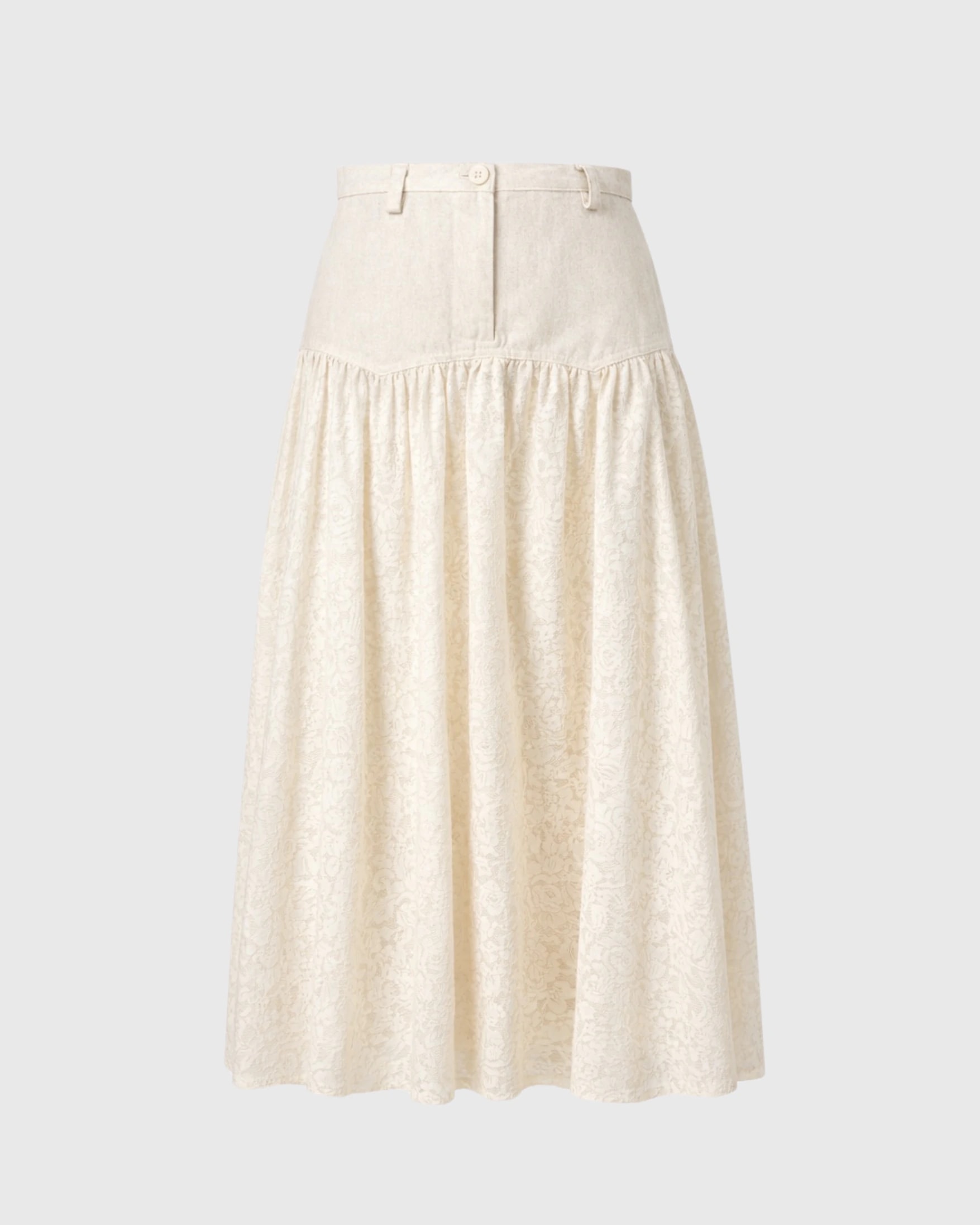SAND LACE SKIRT - imagen 1