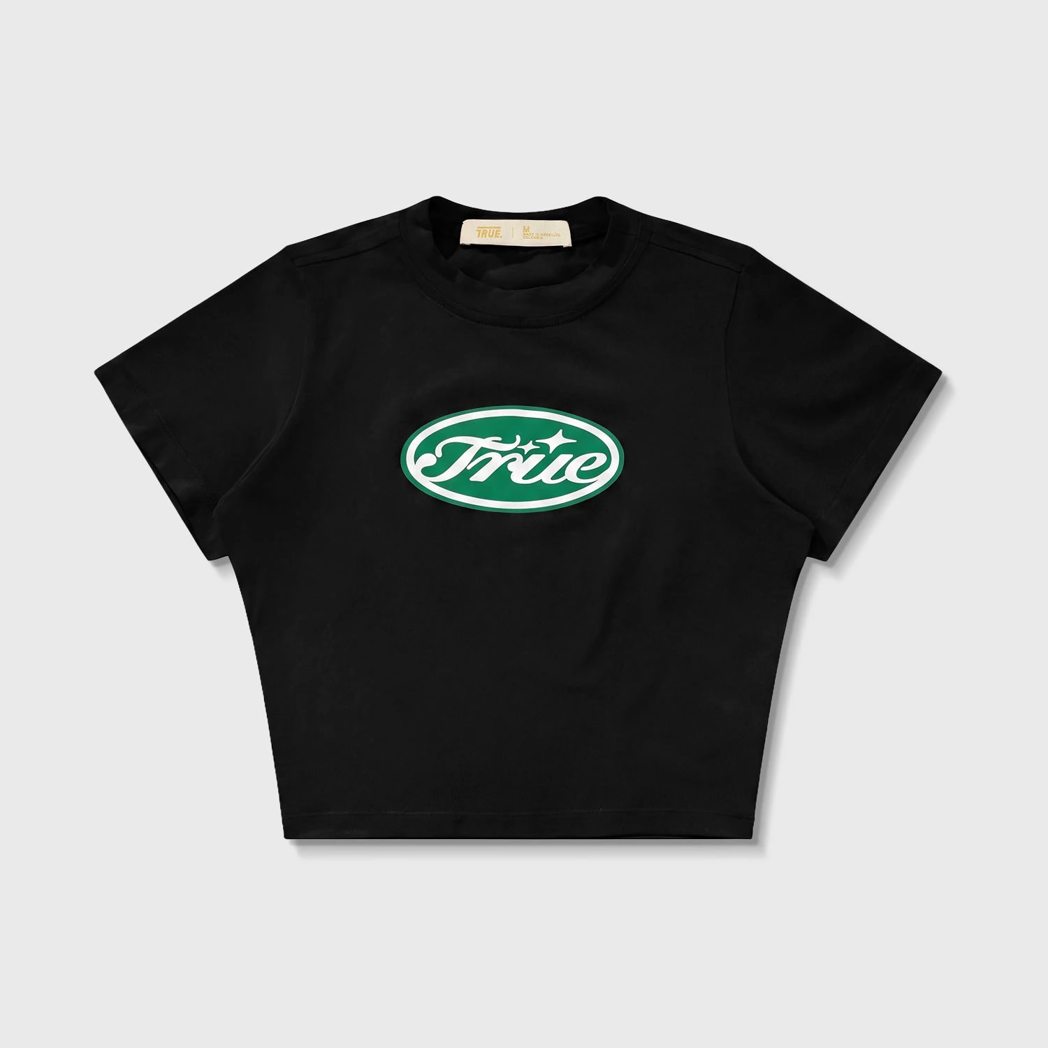True Stamp Slim Tee - Black/Green - imagen 1
