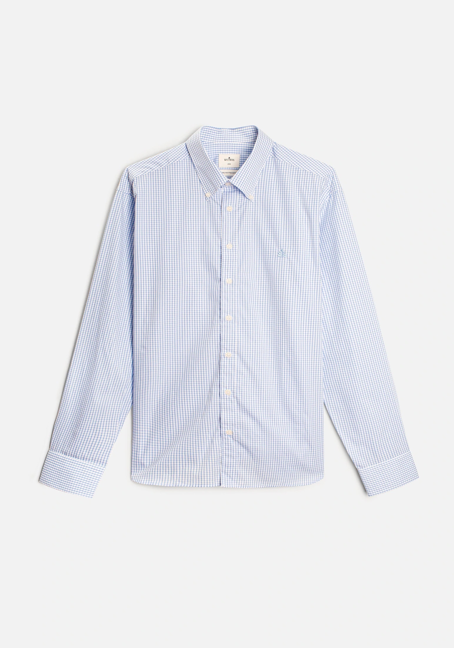 Camisa H CBD Cuadros GRD L-Atn Azul Claro - imagen 1