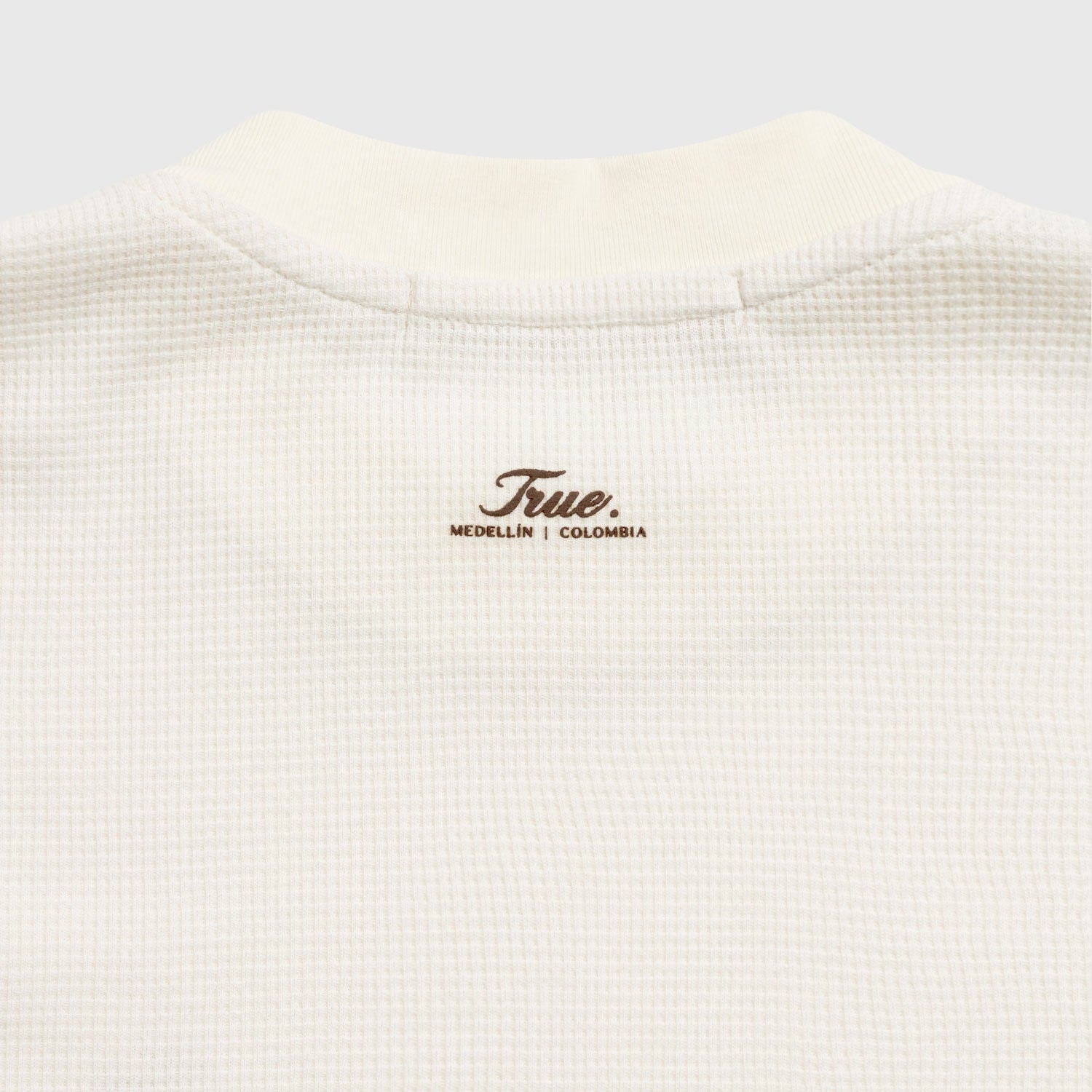 Textured Boxy Tee - Cream - imagen 1