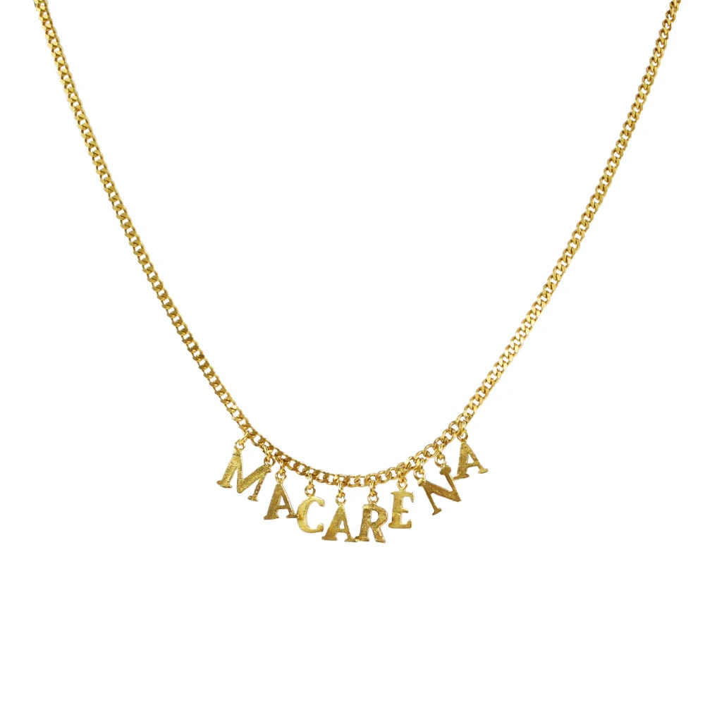 PreOrder Cadena 8 Letras Gold - imagen 1