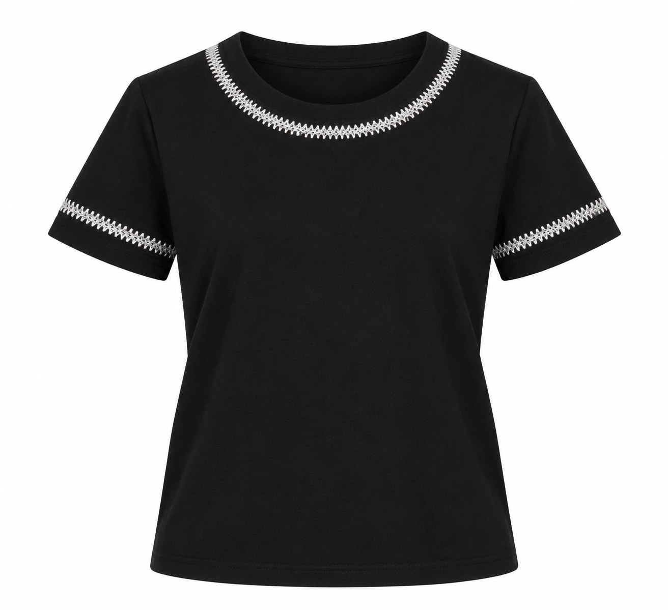 VITTORIA T-SHIRT BLACK - imagen 1