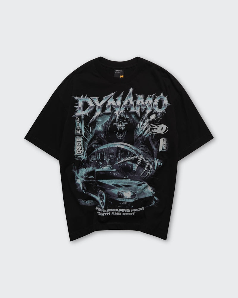 Camiseta Negra Oversize Fearless - imagen 1