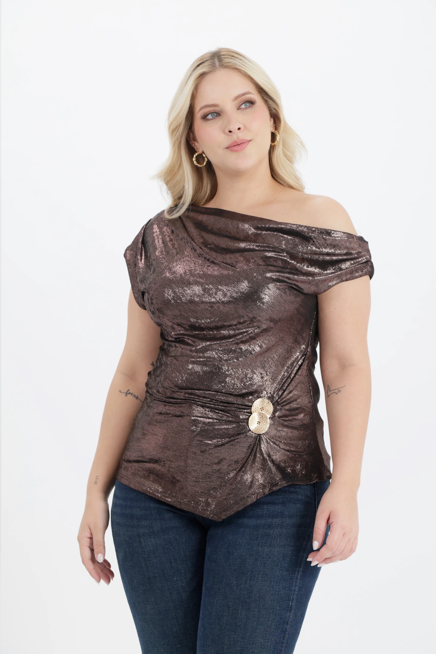 BLUSA DESESTRUCTURADA PARA MUJER 1142675 - imagen 1