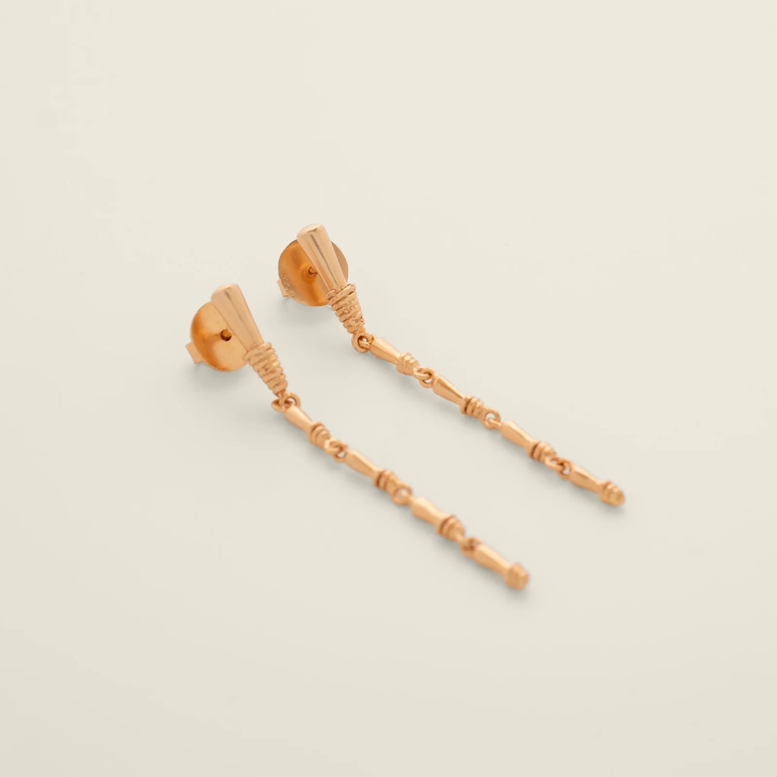 Long Pech Earrings Gold - imagen 1