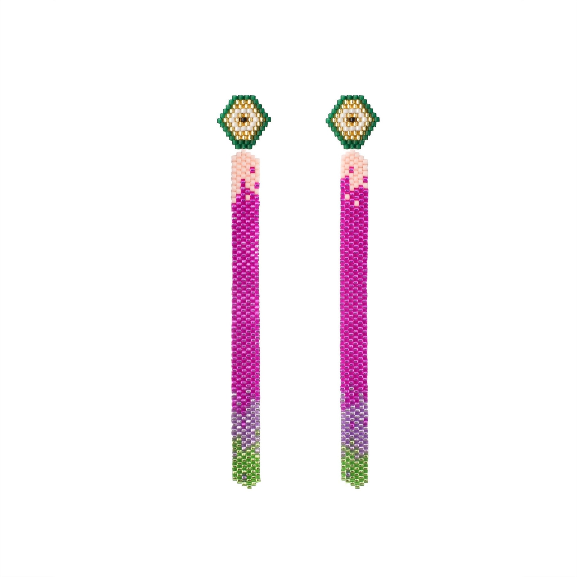 Aretes Lluvia Florescentes - imagen 1