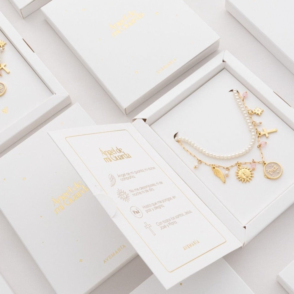 Pulsera Ángel De La Guarda + caja especial - imagen 1