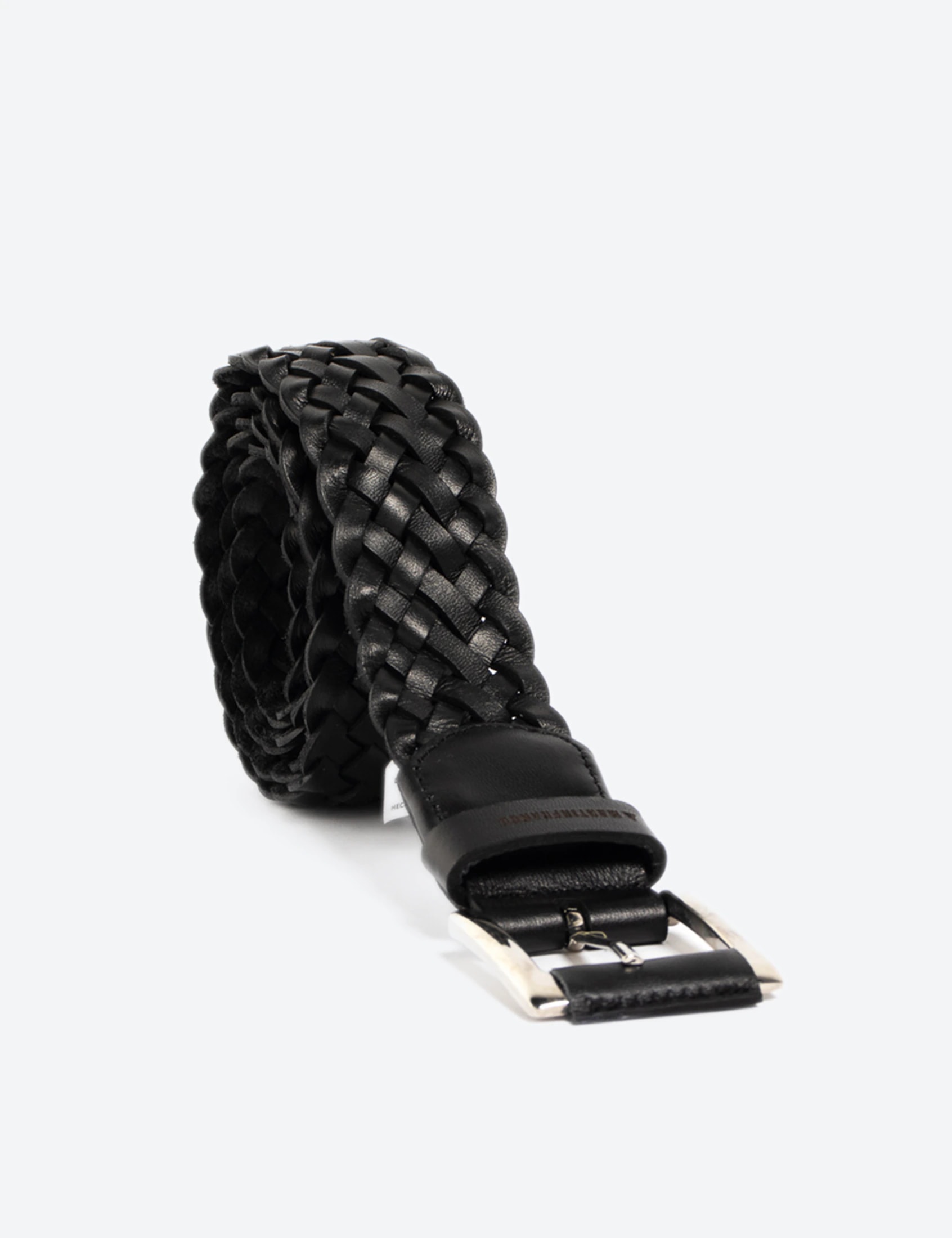 CINTURÓN TRENZADO NEGRO - imagen 1