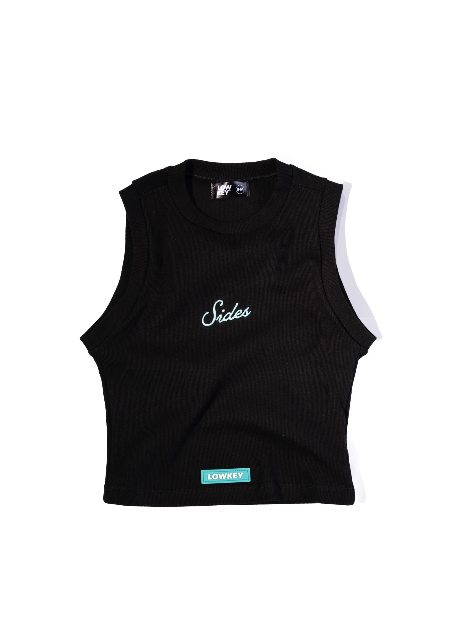 CROPTOP NEGRO - SIDES - imagen 1