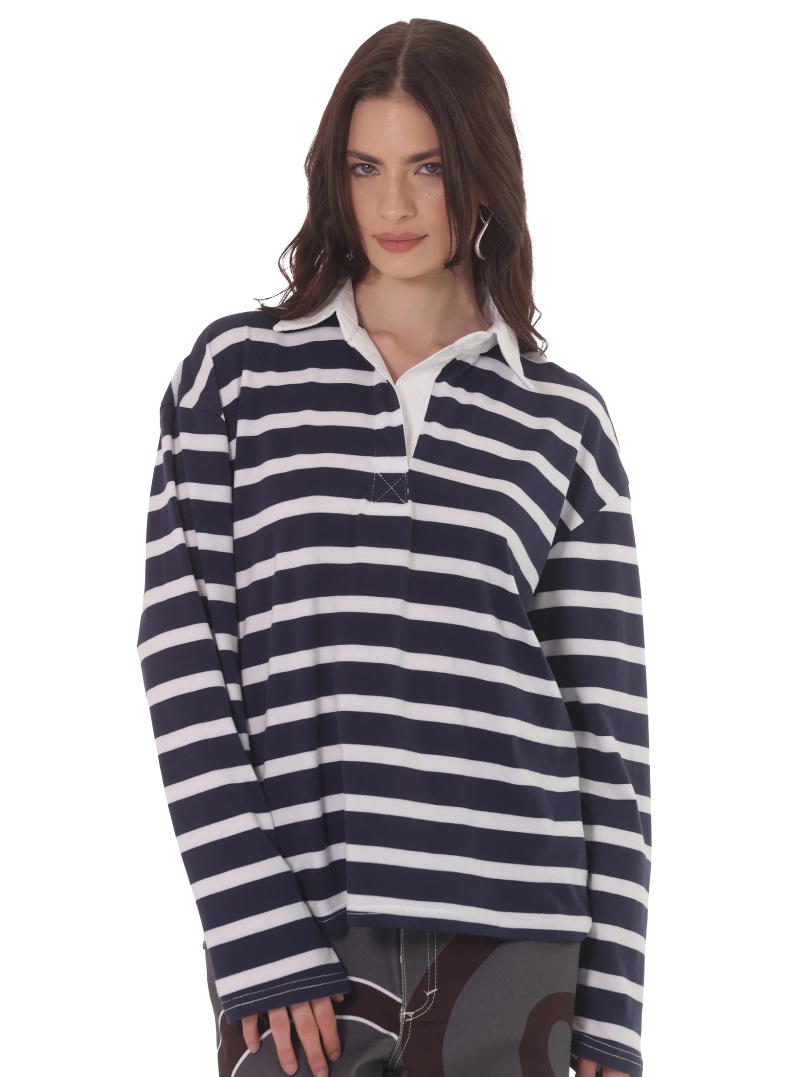 Camiseta Rayas Horizontales Azul - imagen 1