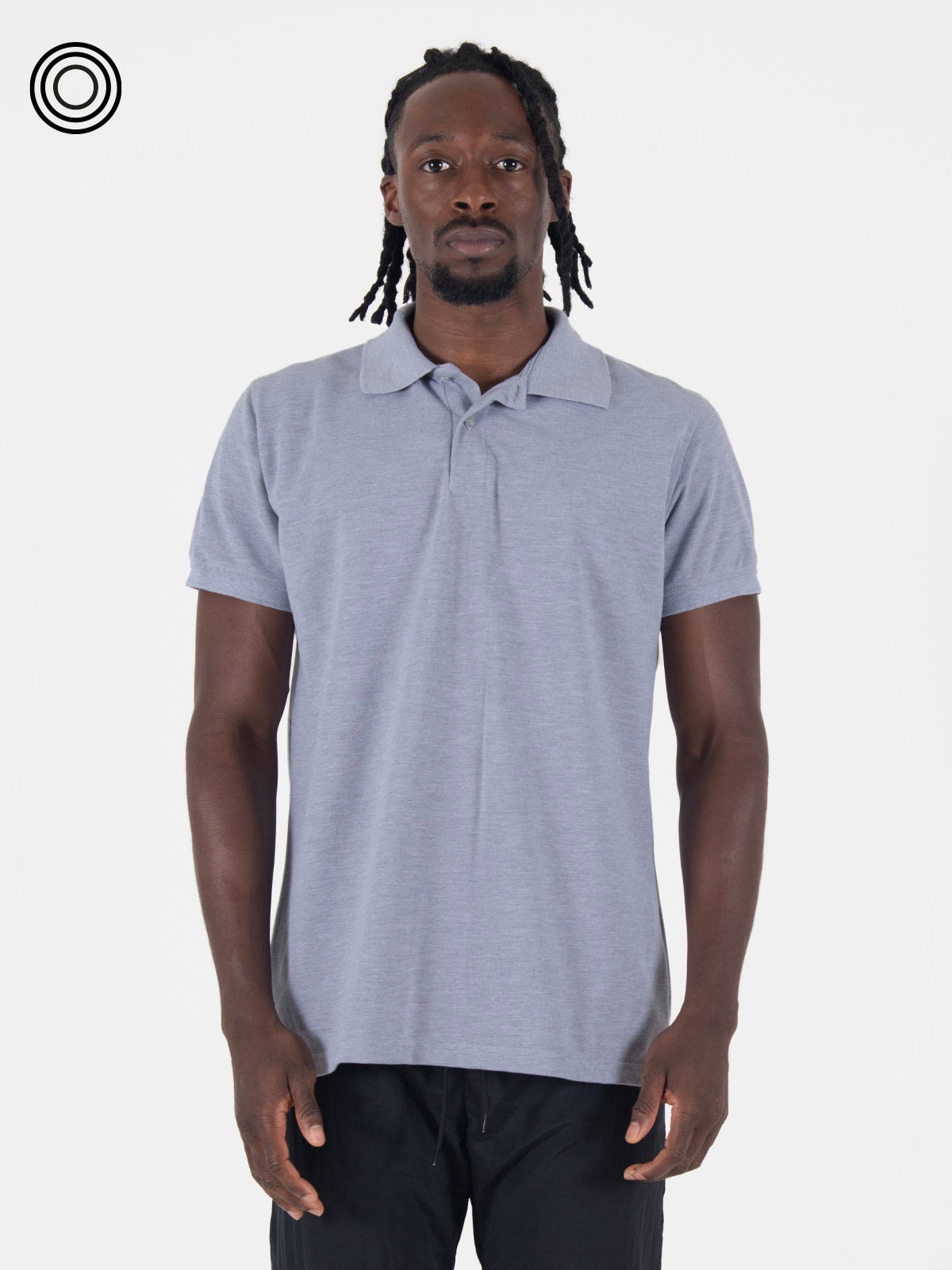 Polo camiseta hombre gris claro - imagen 1