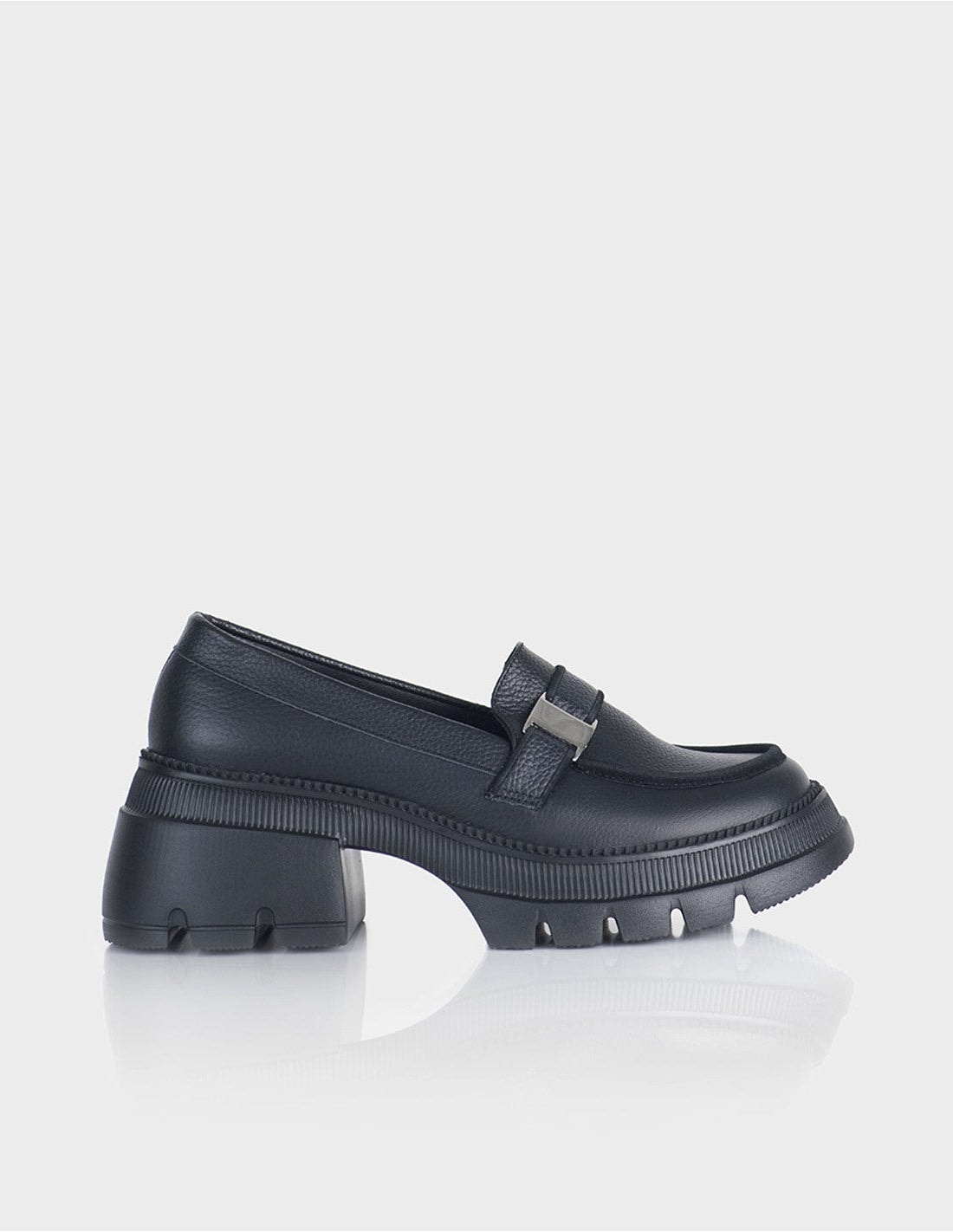 Mocasin Zenda cuero Negro - imagen 1