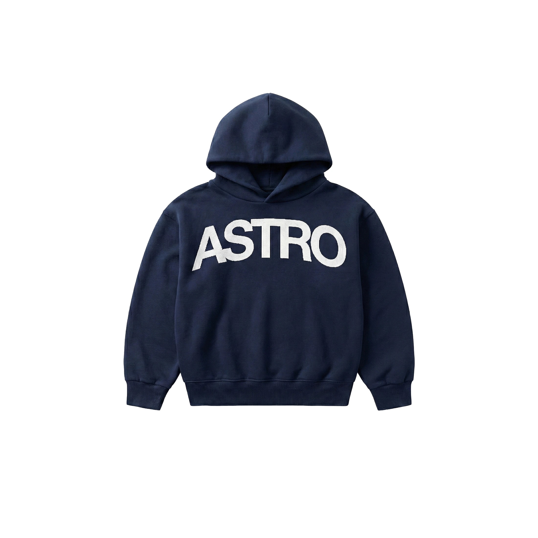 Basics V2 - Deep Navy Hoodie Boxy Fit - imagen 1