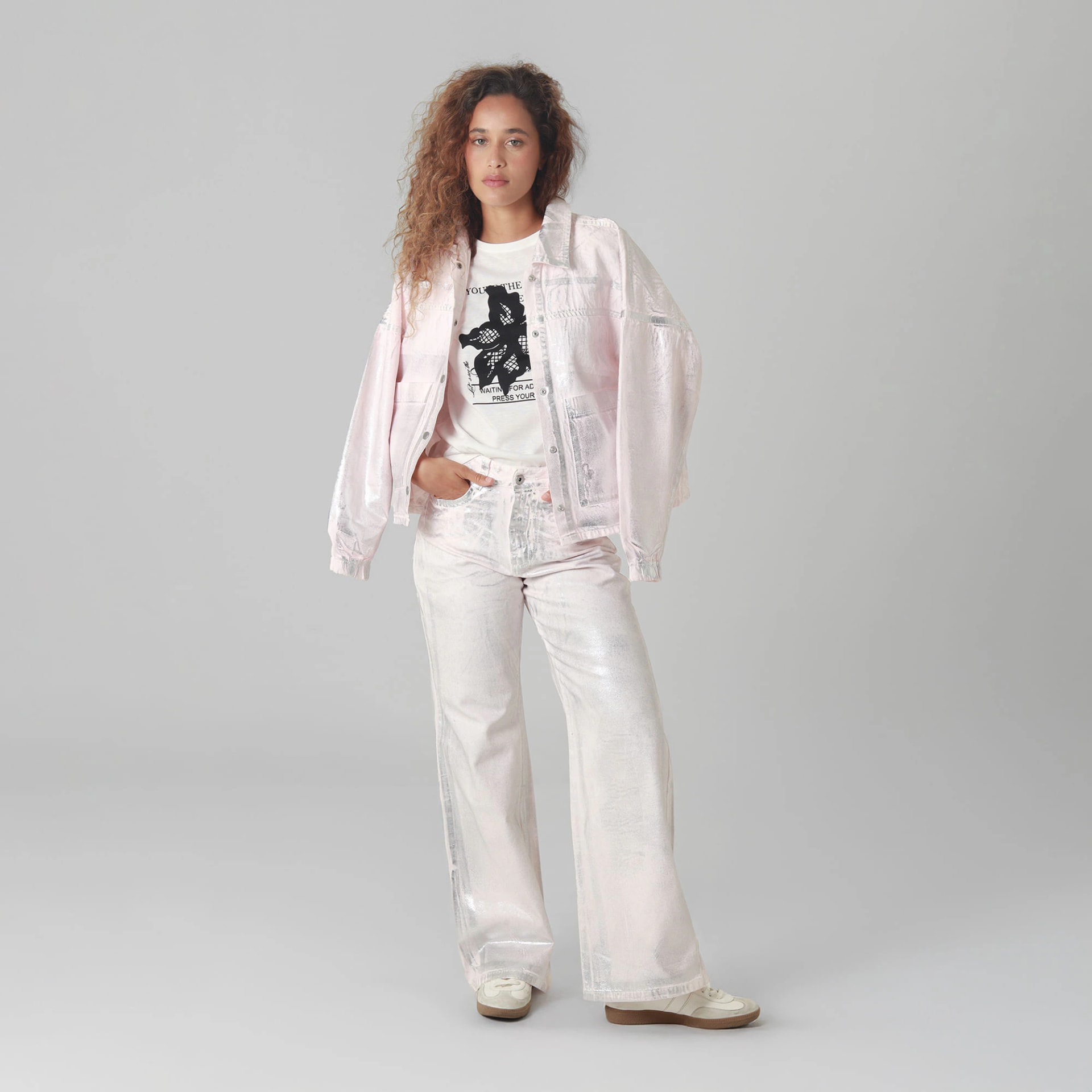 Pantalon Tiro Alto Bota Recta - imagen 1