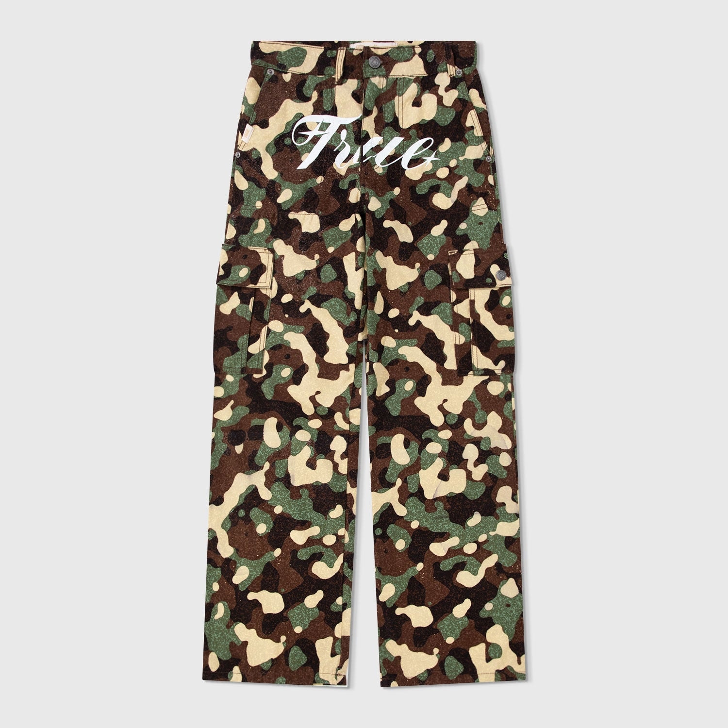 Loose Straight Camo Pants - Green - imagen 1