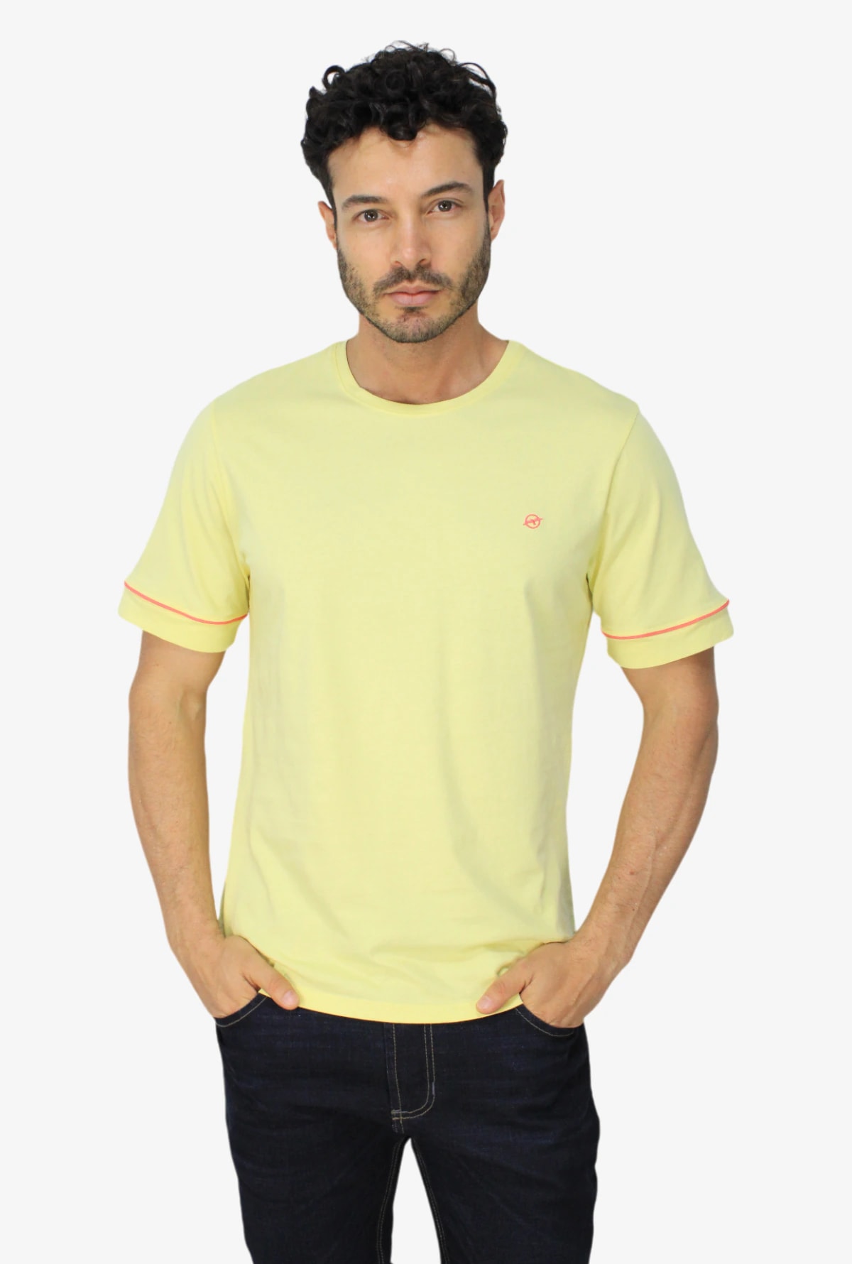 Camiseta Amarilla Para Hombre DMTSOUT02 - imagen 1