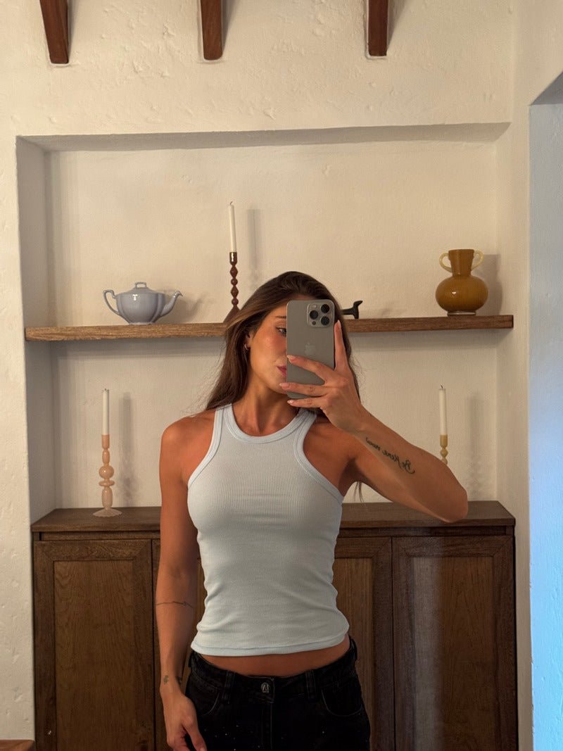 Tank Top Esqueleto - Baby Blue - imagen 1
