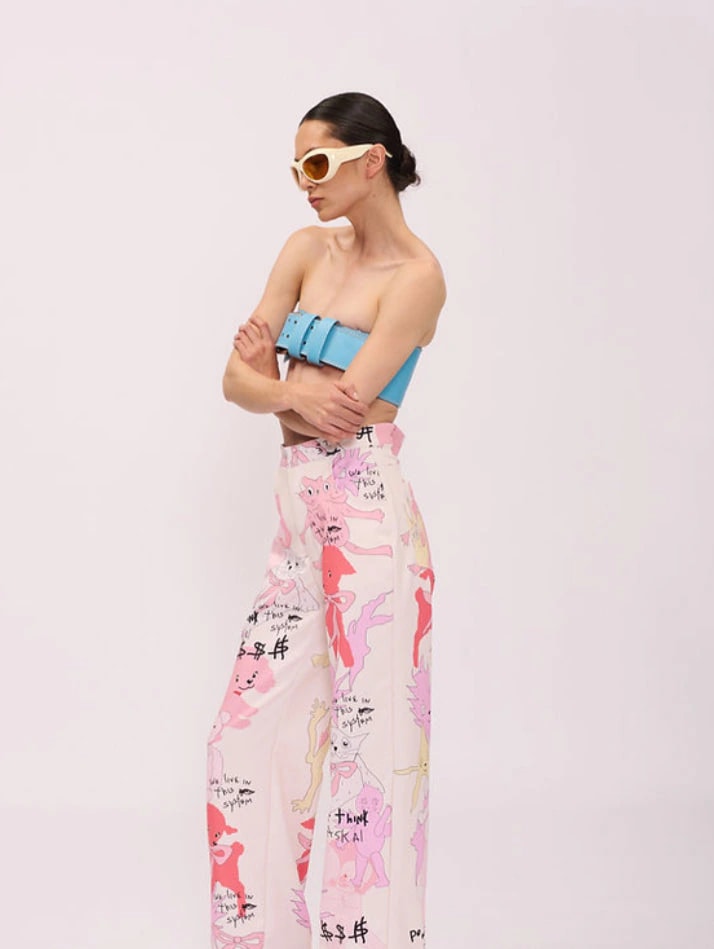 BEIGE CARTOON PANT - imagen 1