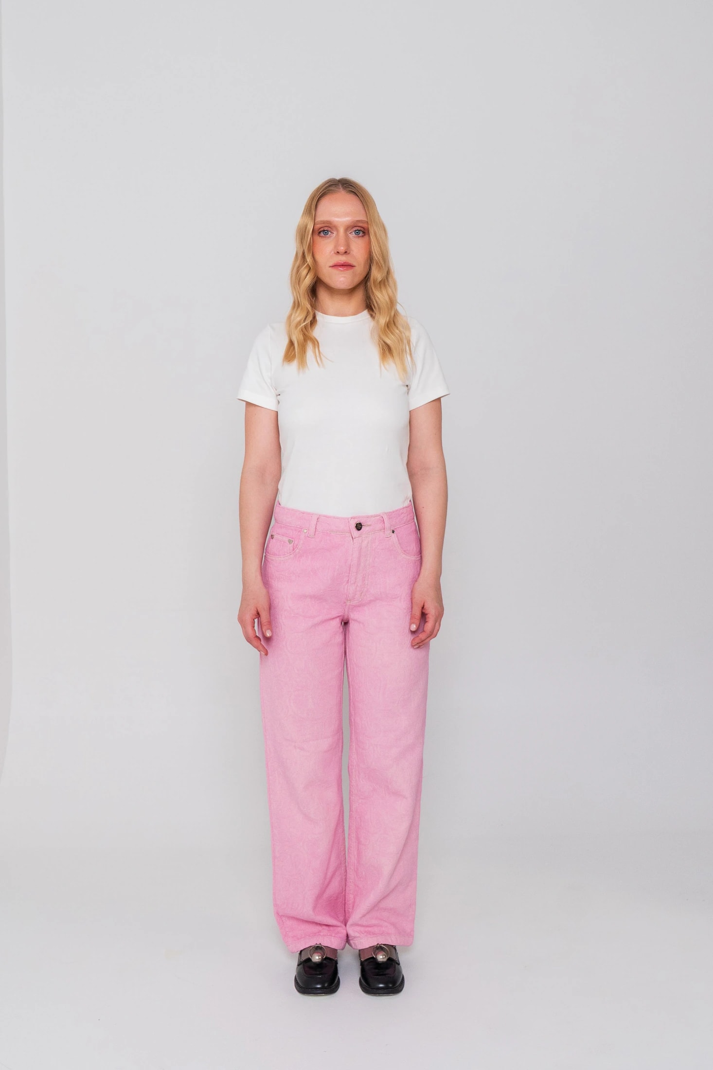 Pink Bandana Jeans - imagen 1
