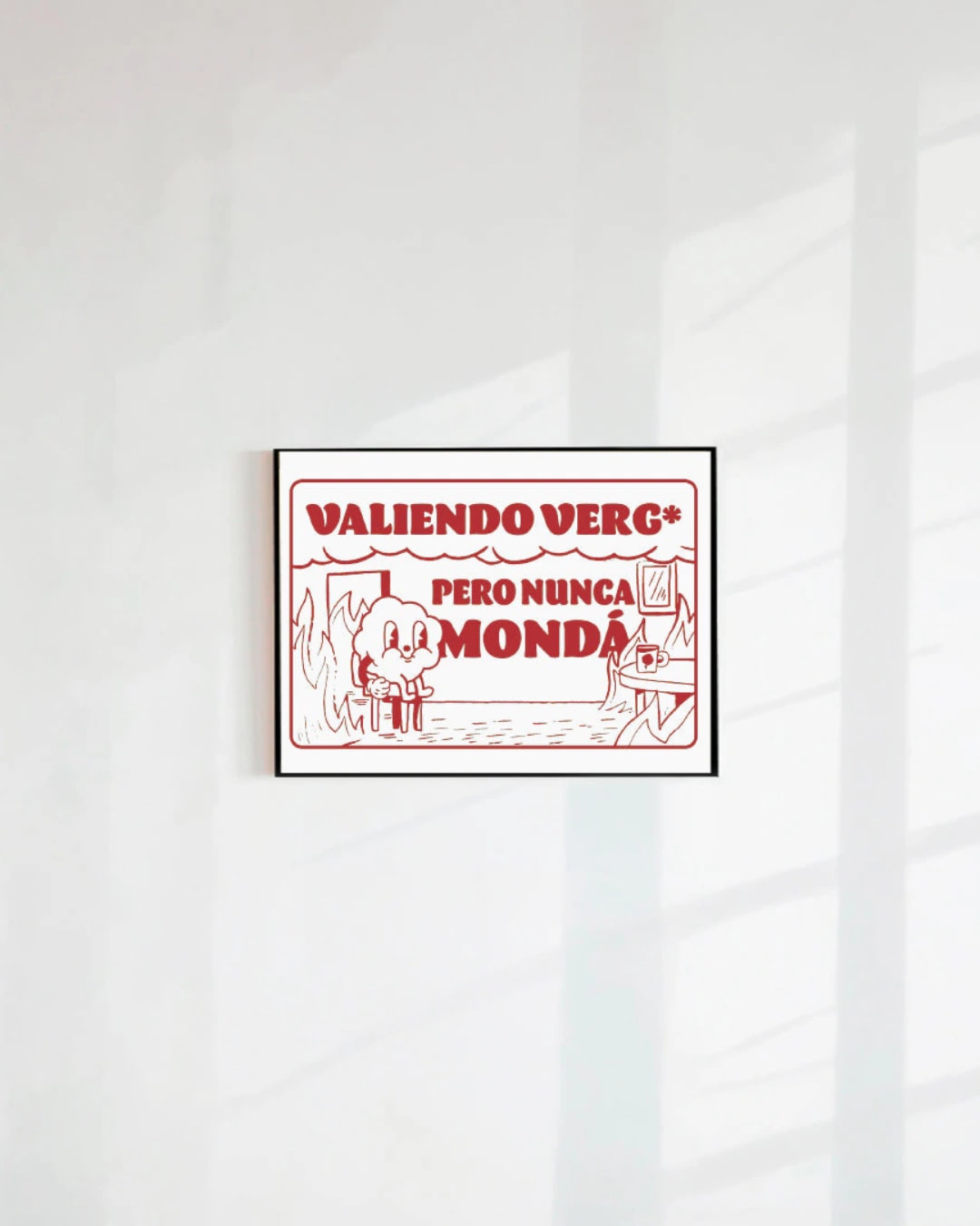 POSTAL VALIENDO VERG* PERO NUNCA MONDA (PAPEL 75GR) - imagen 1