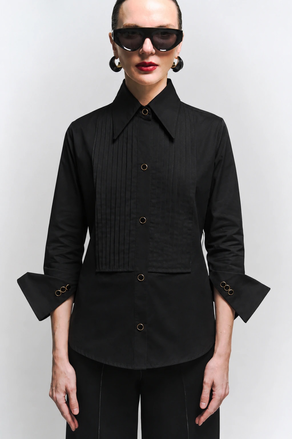 Blusa Smoking Negra - imagen 1