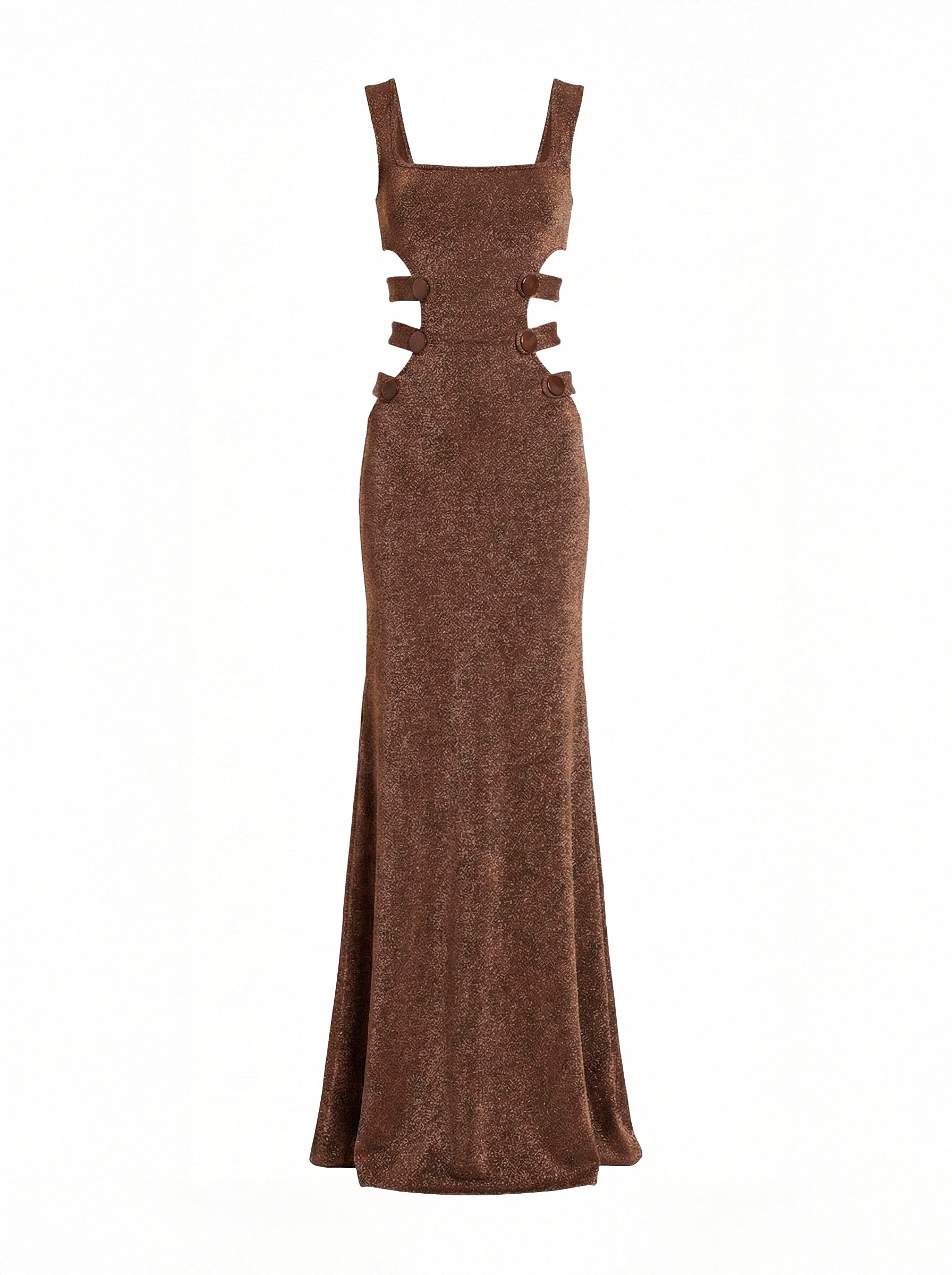 GINEBRA DRESS BRONZE UMBER BROWN - imagen 1