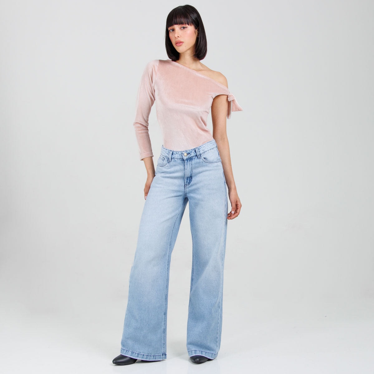 Jean Wide Leg Ax-3100 Rigido - imagen 1