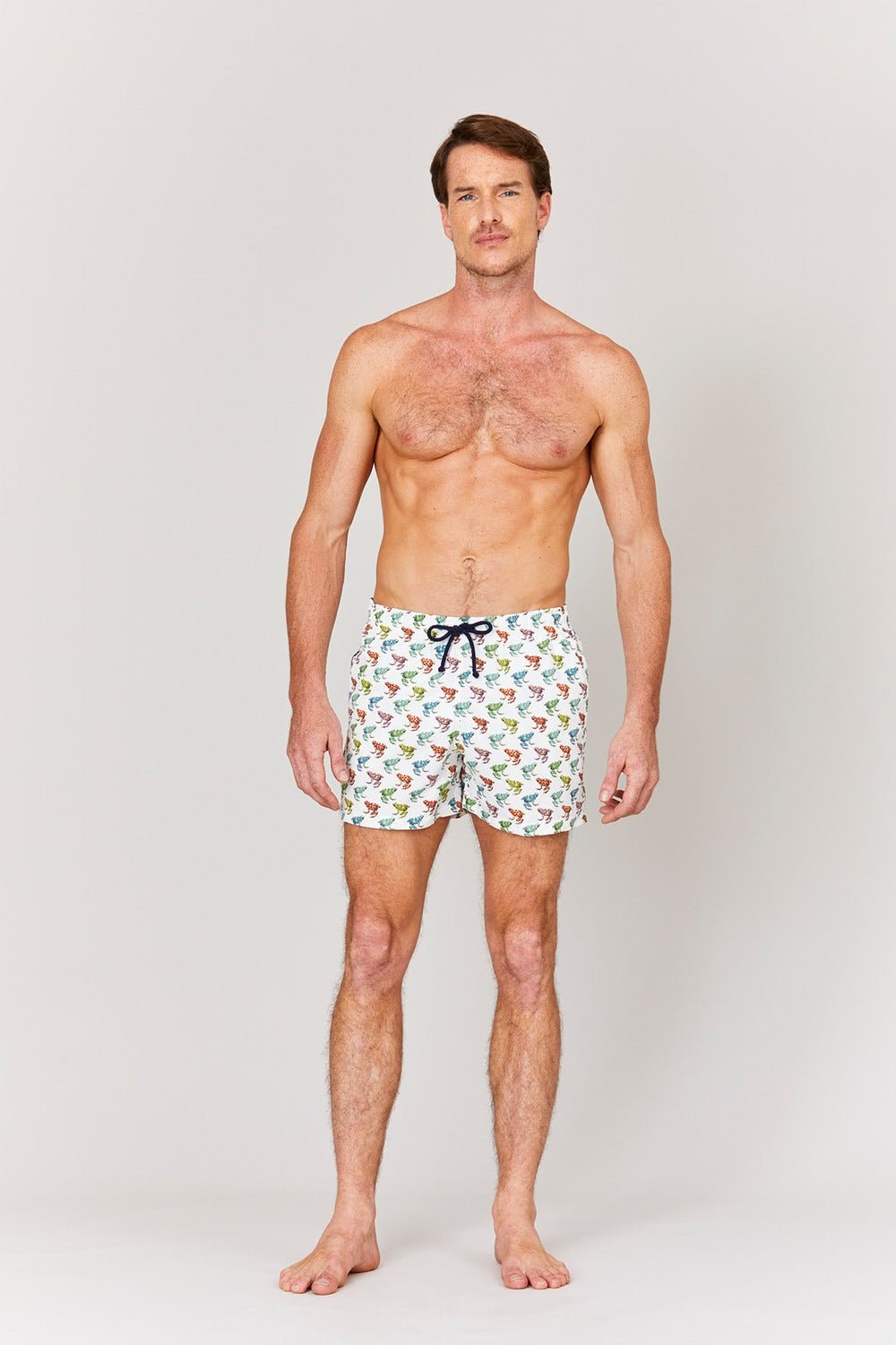 Men's swim trunk small frogs - imagen 1