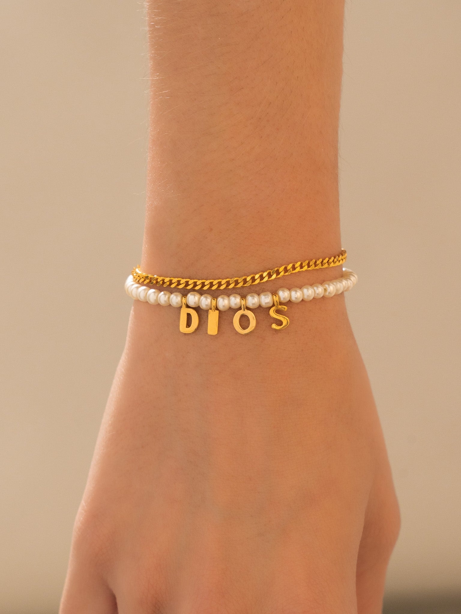 Pulsera Perla Dios - imagen 1