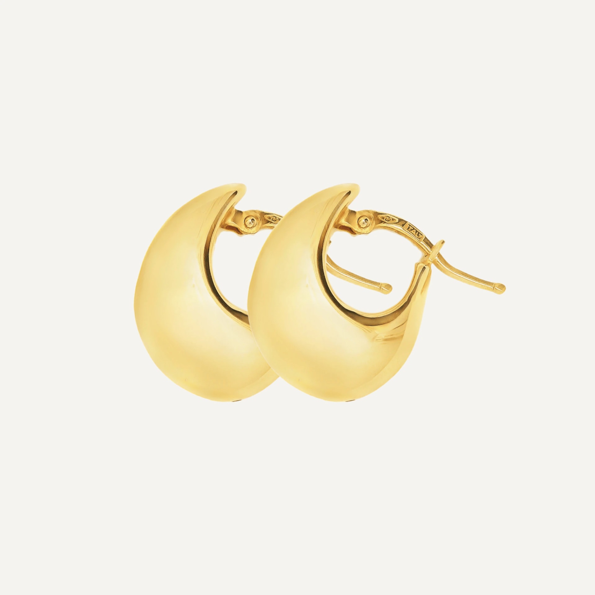 Arete Chunky hoop drop - imagen 1
