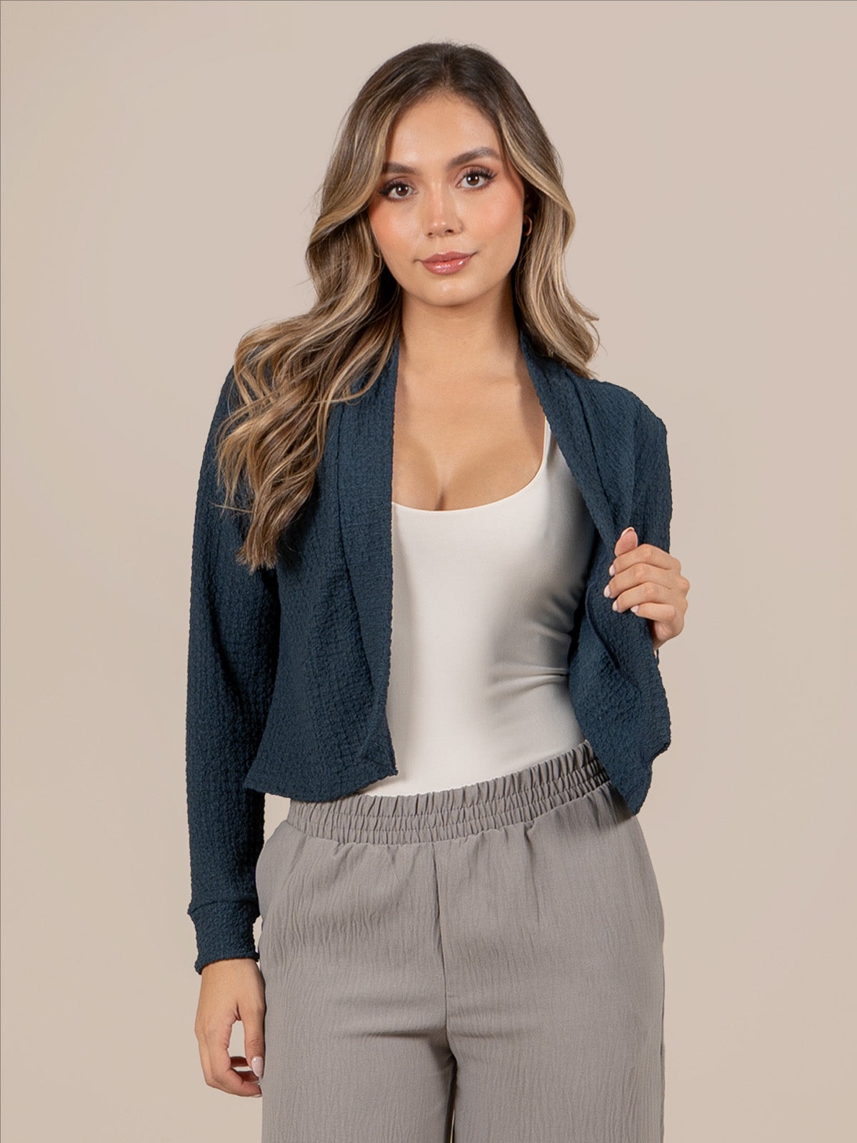 Chaqueta Star Leyva Petroleo - imagen 1