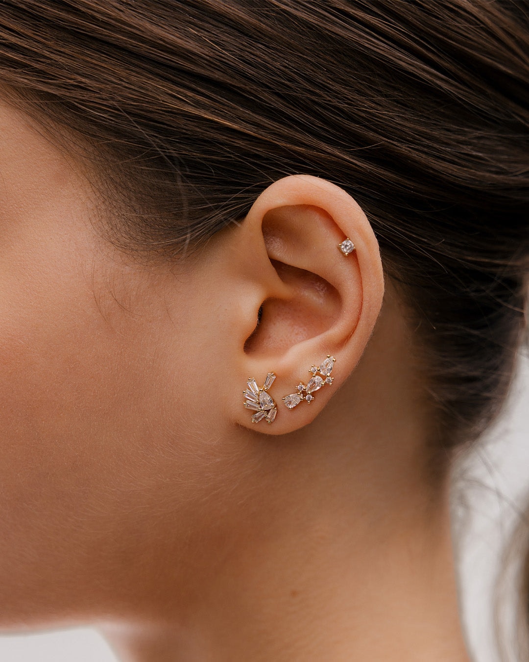 Aretes Abanico Cristal - imagen 1