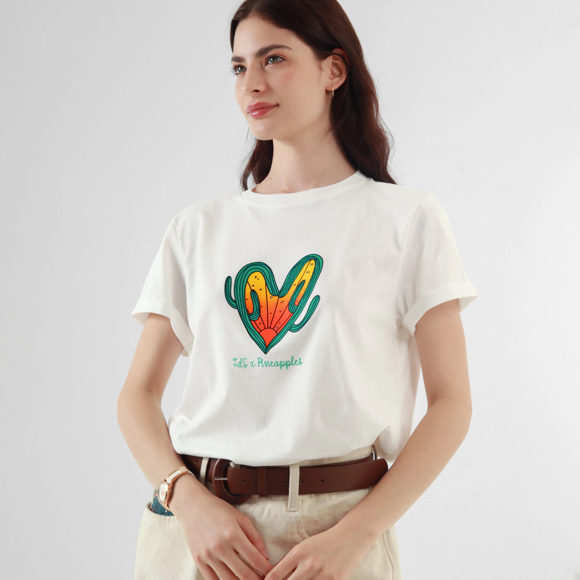 Camiseta Cactus Corazon FDS x Pineapples - imagen 1
