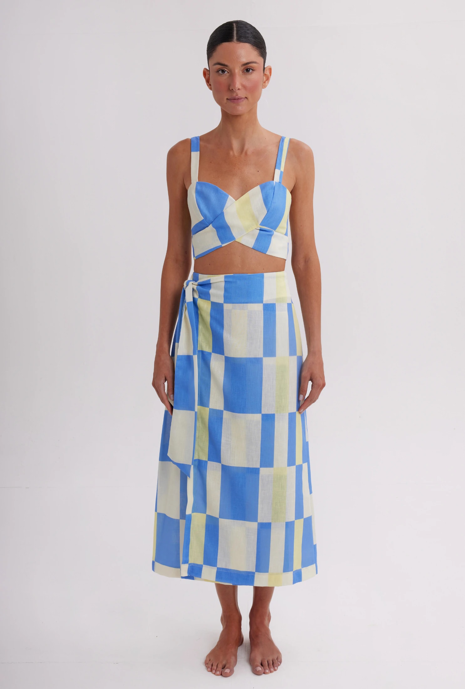 Crop Top Geena Falda Samira Coastal - imagen 1