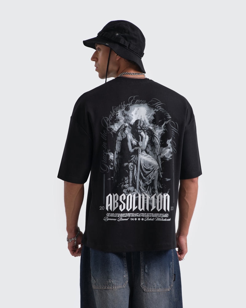 Camiseta Negra Oversize Rebellion - imagen 1