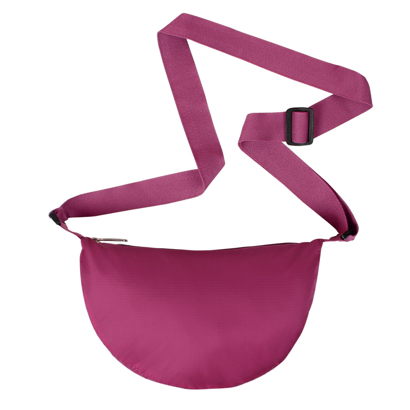 Bolso City Pequeño Manos Libres Plegable Color Fucsia - imagen 1
