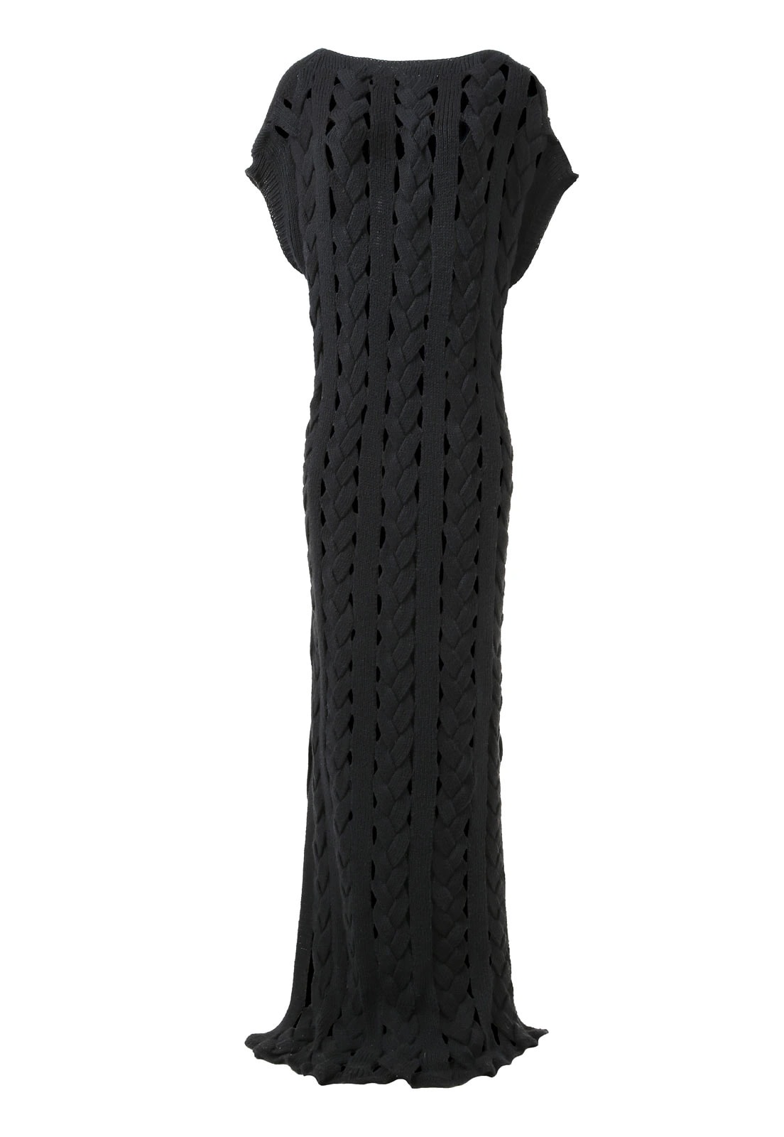FLAT BRAIDED KNITTED DRESS - imagen 1